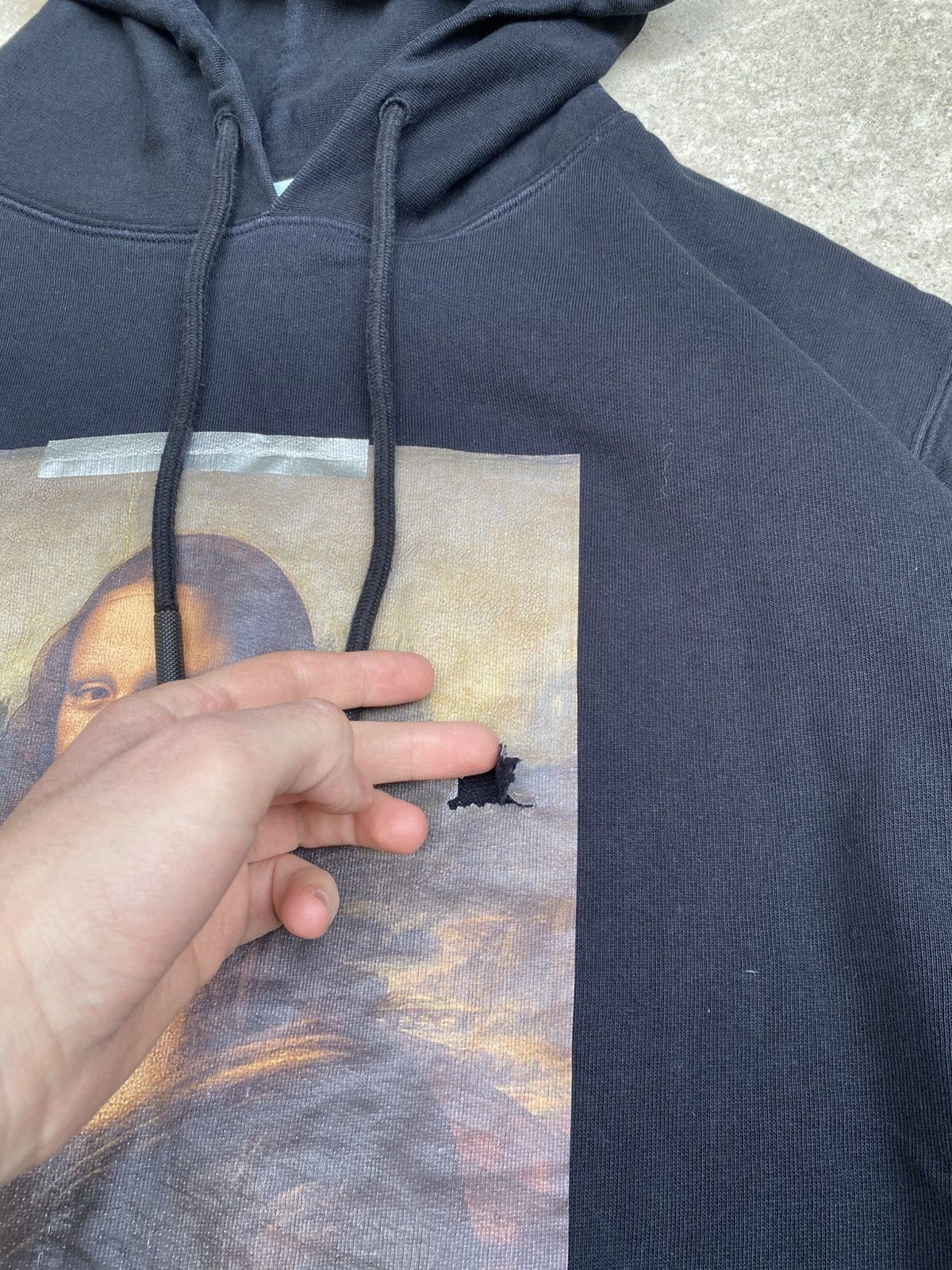 Off-White Off-White Mona Lisa Temperature black Over Hoodie Size US L / EU 52-54 / 3 - 6 Thumbnail