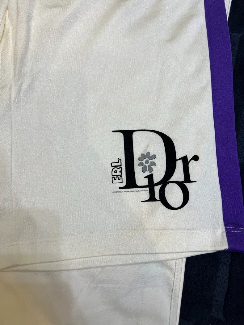 Dior DiorSize SERL co-branded white and purple printed logo shor Size US 32 / EU 48 - 3 Thumbnail