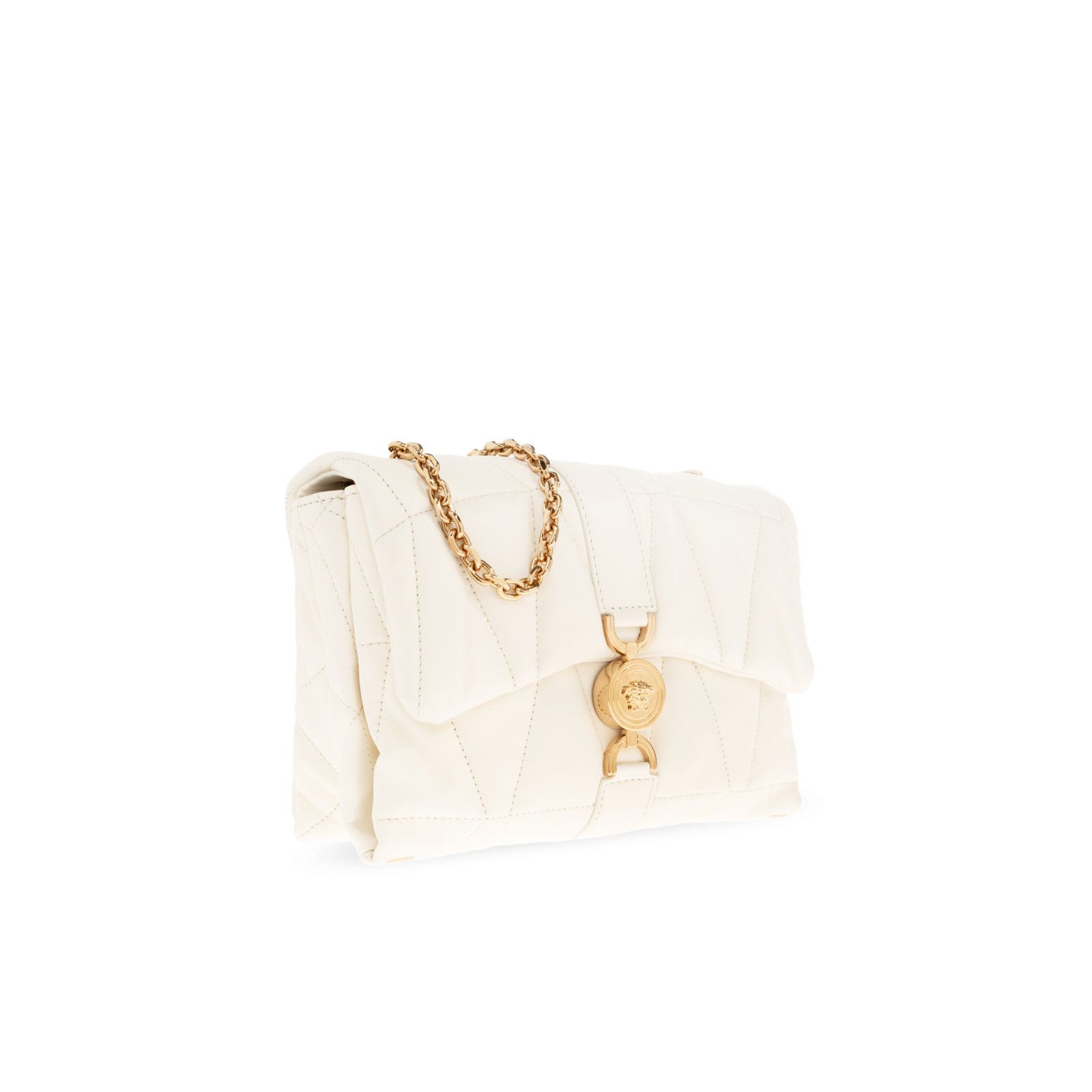 Versace VERSACE Kleio Cream Leather Shoulder Bag New & Authentic Size ONE SIZE - 3 Thumbnail