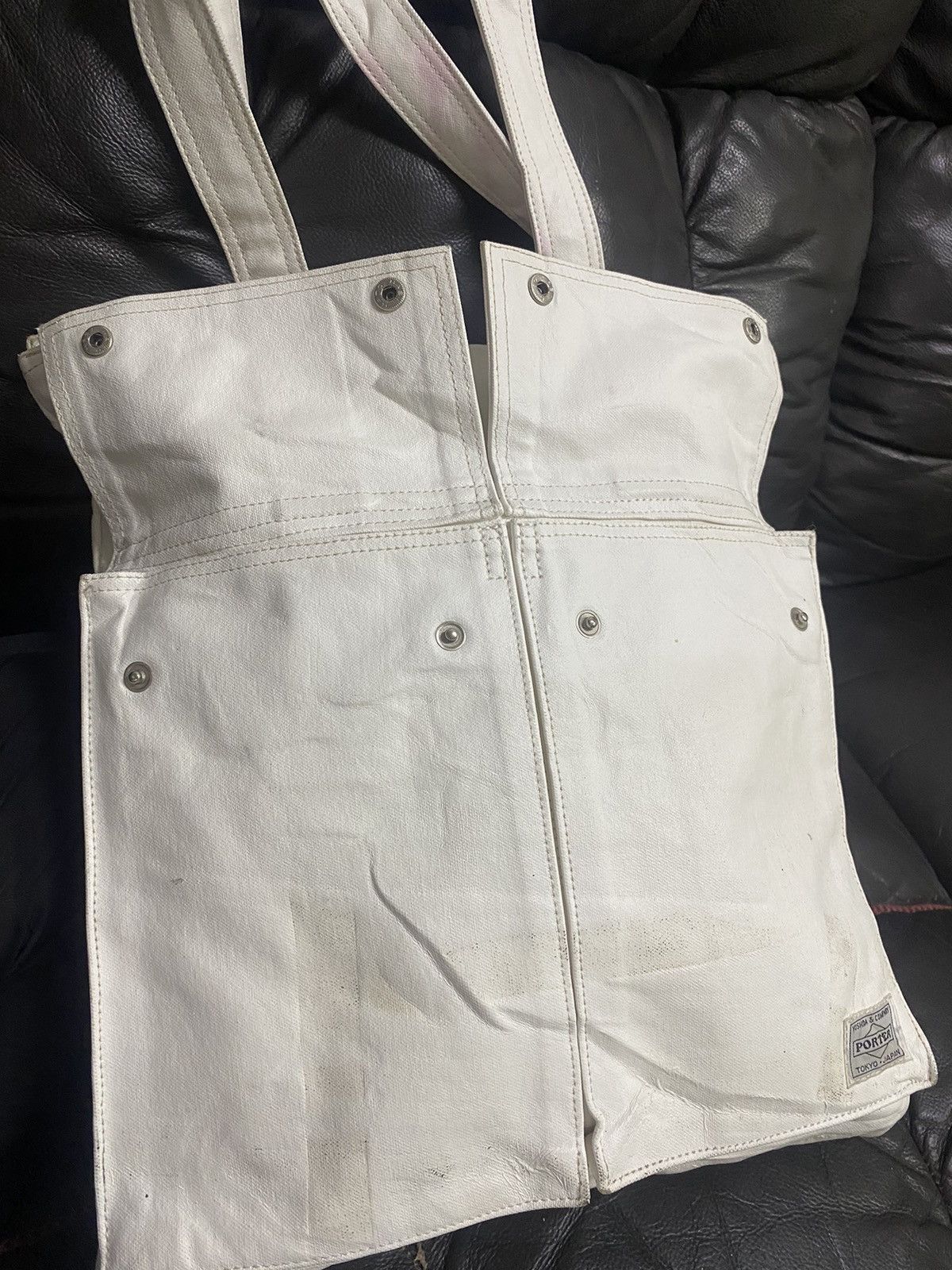 Japanese Brand × Porter Authentic Porter White Tote Shoulder Bag Size ONE SIZE - 20 Thumbnail