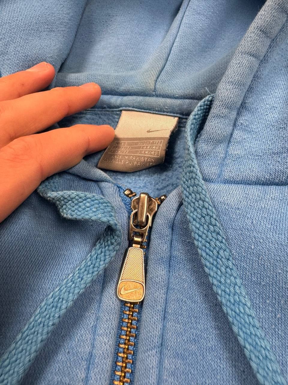 Nike Vintage Nike Y2K Blue Zip Hoodie Size US S / EU 44-46 / 1 - 5 Thumbnail