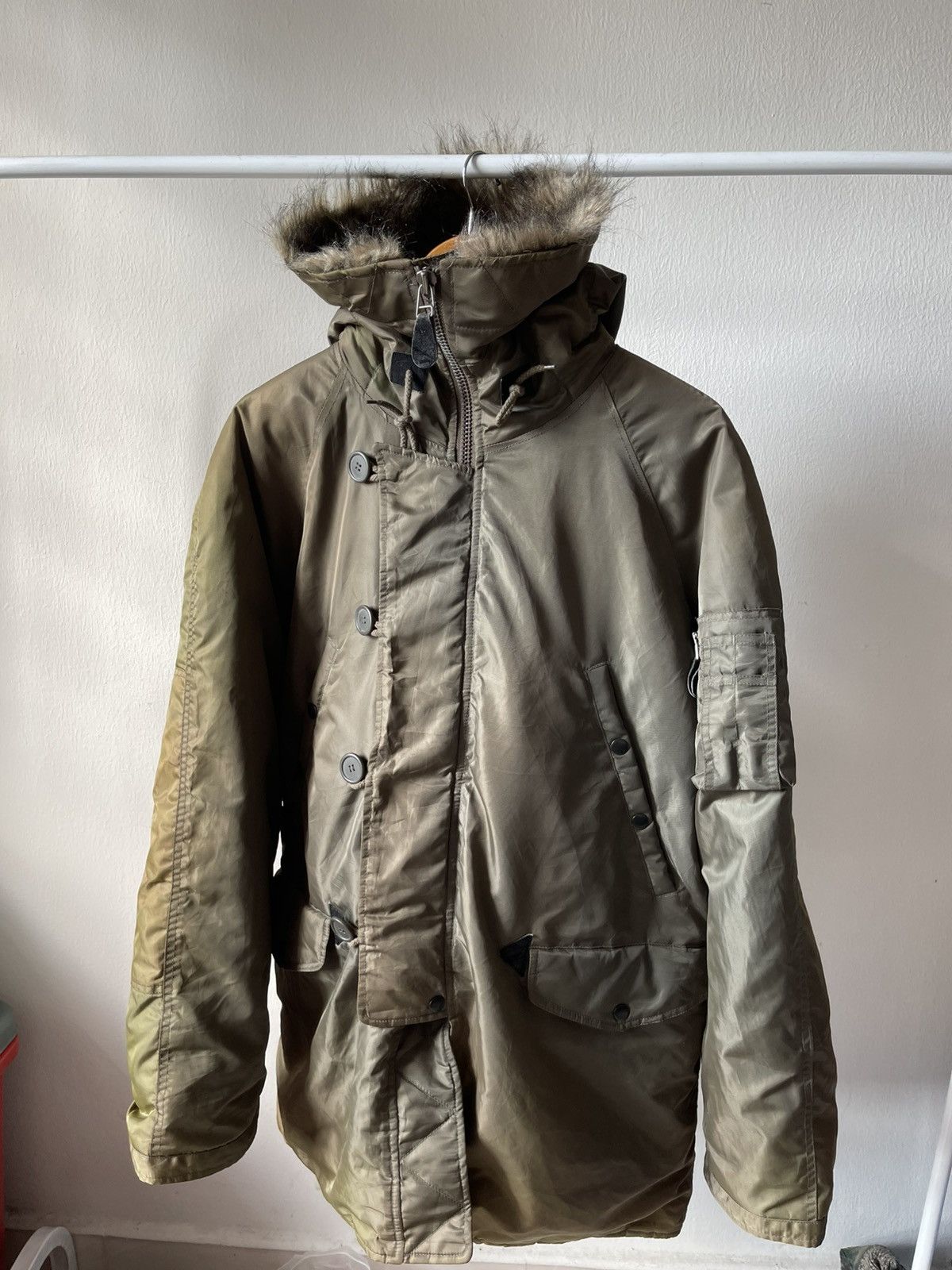 Avirex Vintage Avirex USA Parka Fur Jacket Size US XL / EU 56 / 4 - 5 Thumbnail
