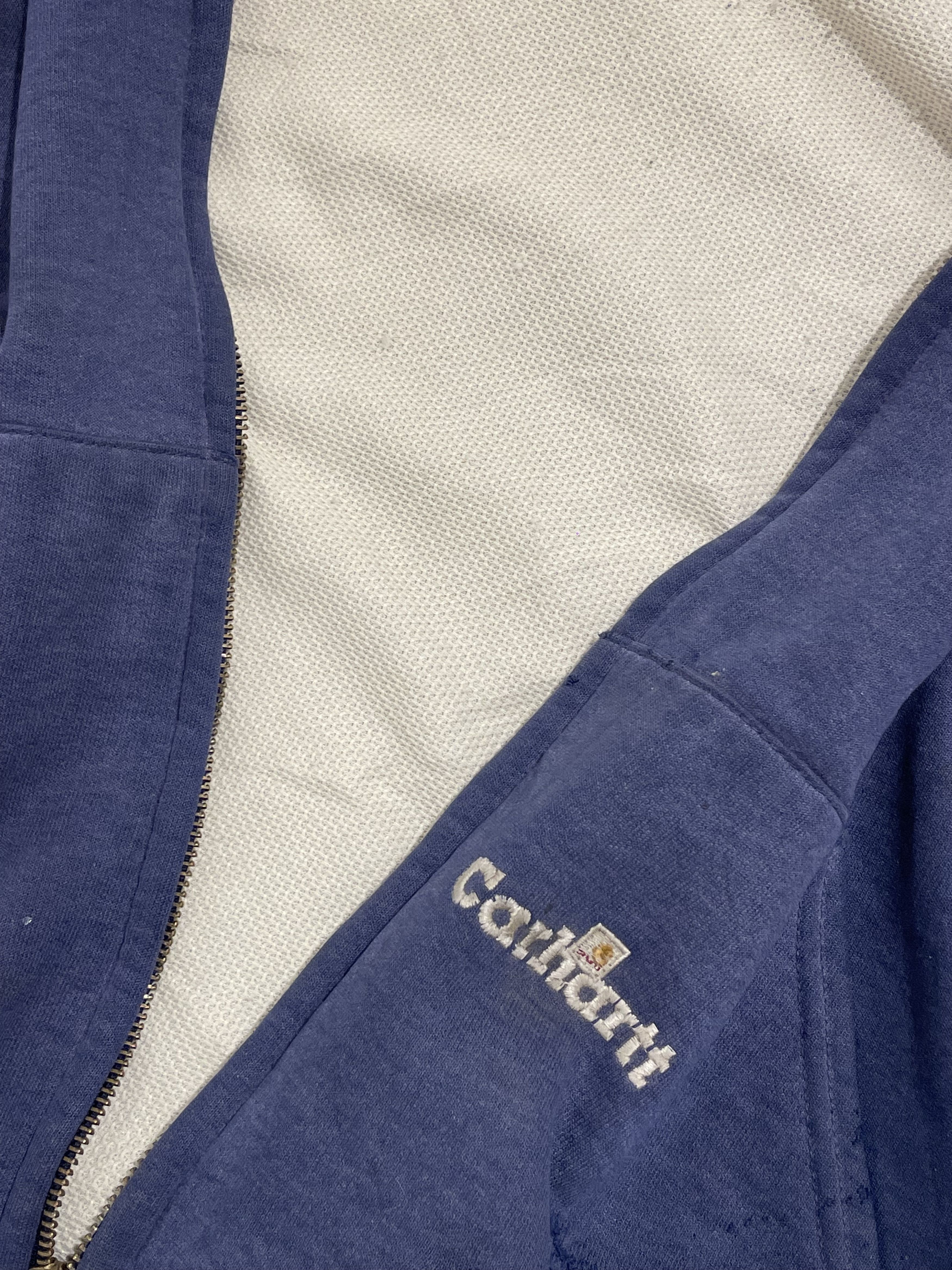 Carhartt Vintage 90s Carhartt zip thermal Hoodie_sun faded Size US XXL / EU 58 / 5 - 7 Thumbnail