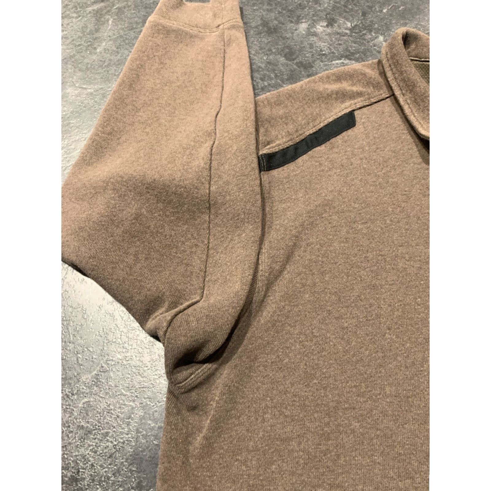 Nike Nike Golf Pullover Mens XL Brown Dri-Fit 1/4 Zip Mock Neck Casual Sportswear Size US XL / EU 56 / 4 - 6 Thumbnail