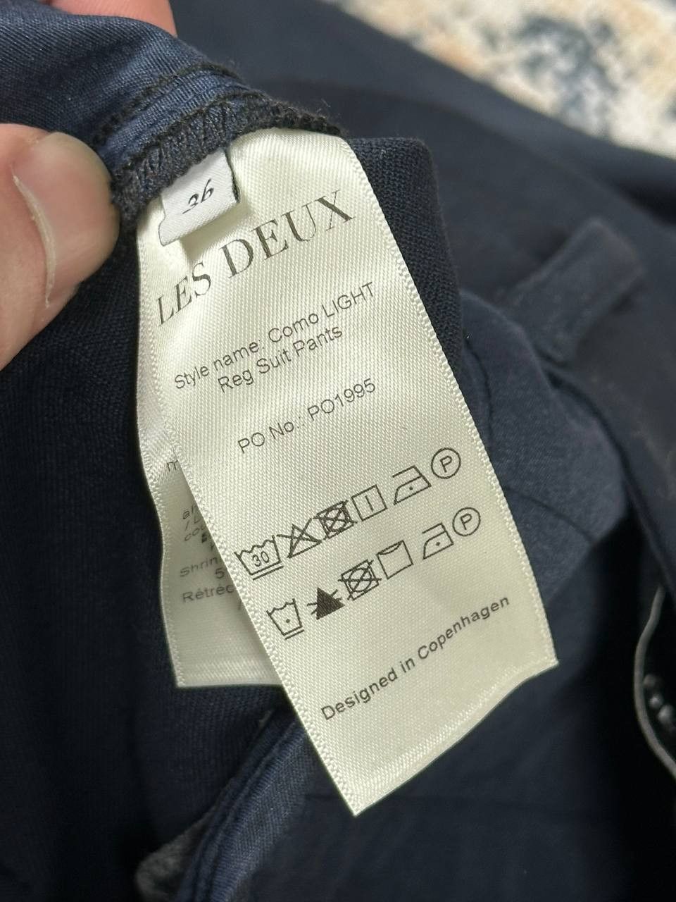 Les Deux Luxury Les Deux Navy Chino Pants Size US 36 / EU 52 - 7 Thumbnail