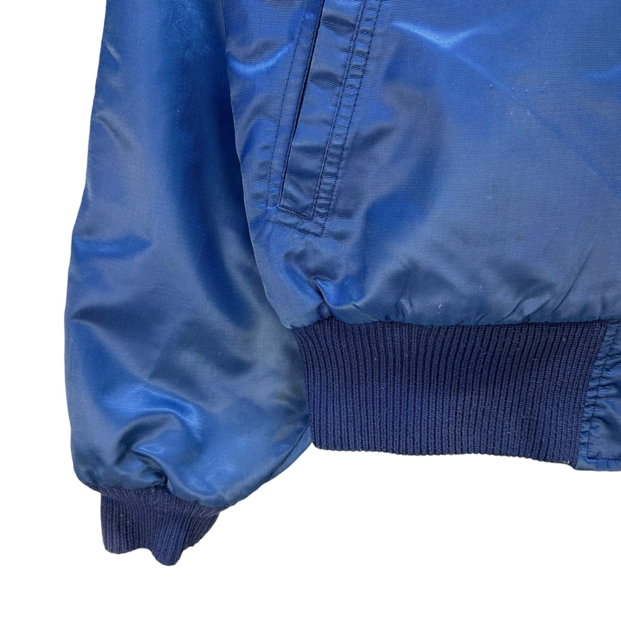 Adidas ADIDAS Trefoil Big Logo Blue Collared Jacket #A50-1177 Size US S / EU 44-46 / 1 - 9 Thumbnail