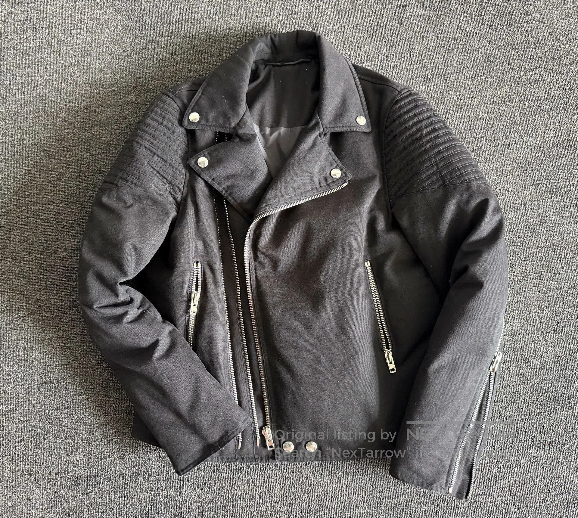 Givenchy Givenchy Black Cotton Puffer Rider Jacket. Size US M / EU 48-50 / 2 - 3 Thumbnail