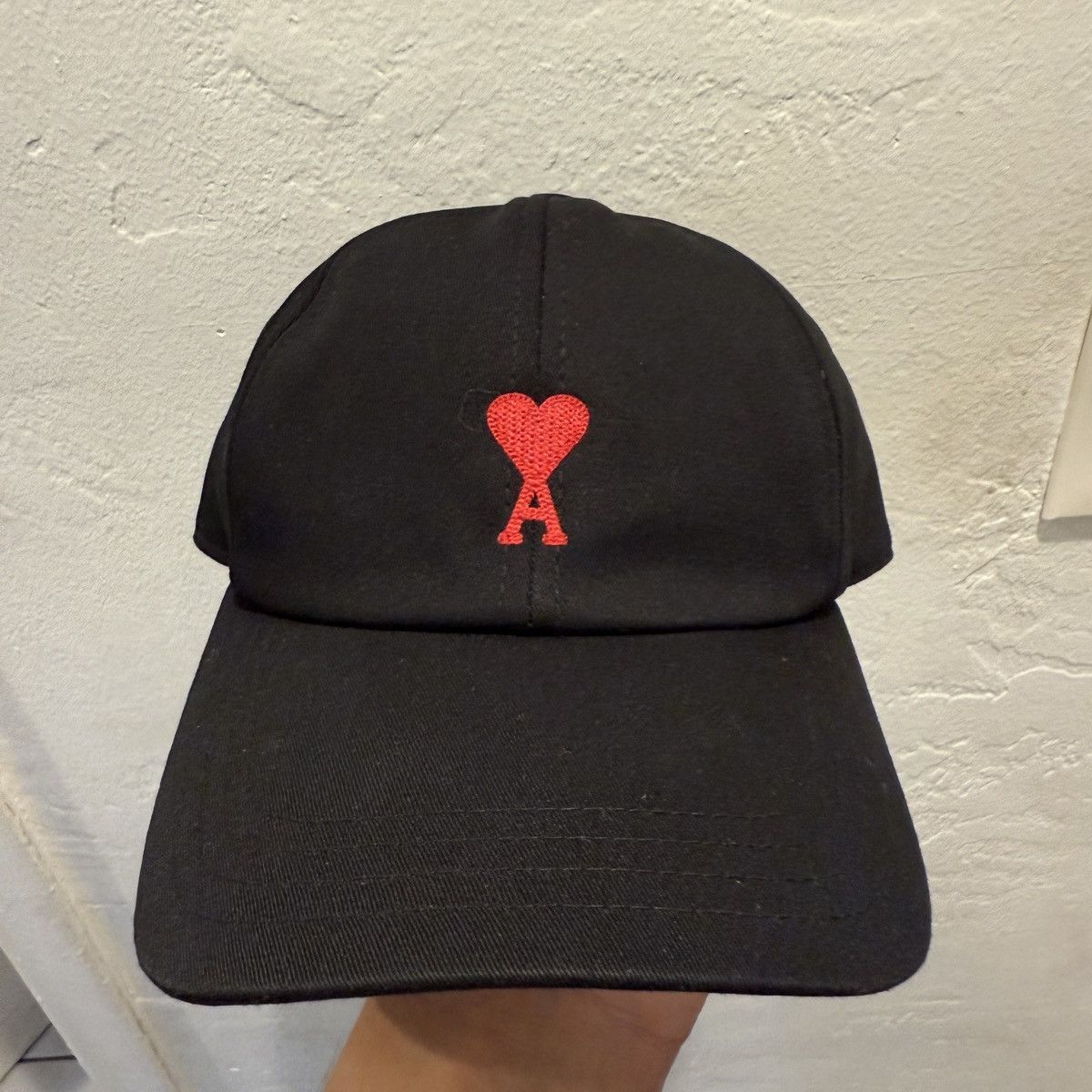 AMI Ami Paris SnapBack Hat Cap Black Size ONE SIZE - 1 Thumbnail