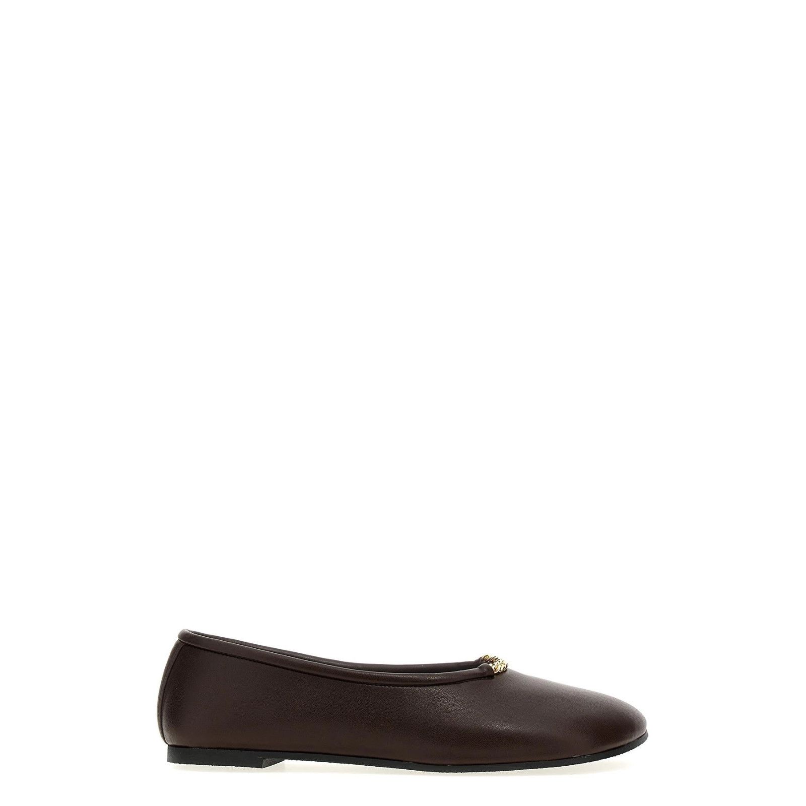 Stella McCartney STELLA MCCARTNEY Ryder Brown Leather Flats New & Authentic ( Size US 9.5 / IT 39.5 - 1 Thumbnail