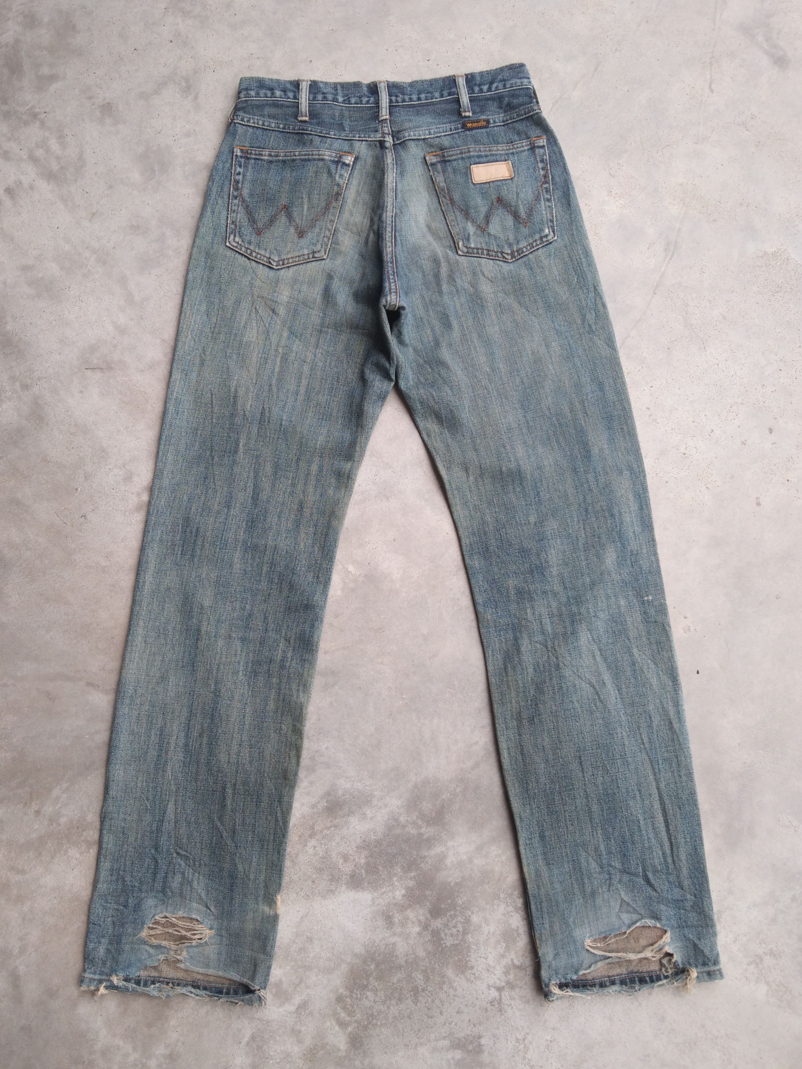 Wrangler Vintage Rusty Wash Wrangler Distressed Jeans 30x32 Size US 30 / EU 46 - 2 Thumbnail