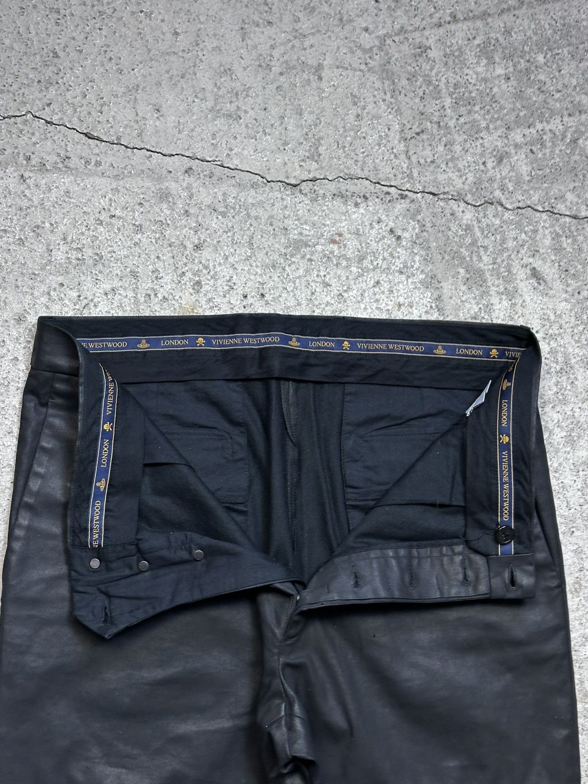 Vivienne Westwood Vivienne Westwood Black Biker Pants Panelled Slim Fit Size US 34 / EU 50 - 9 Thumbnail