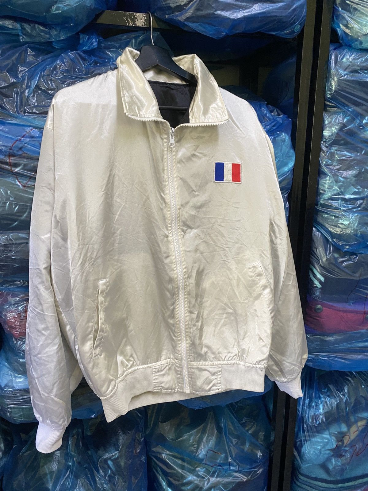 Vintage VINTAGE LA CIEL BLUE SATIN JACKET MADE IN JAPAN Size US L / EU 52-54 / 3 - 6 Thumbnail