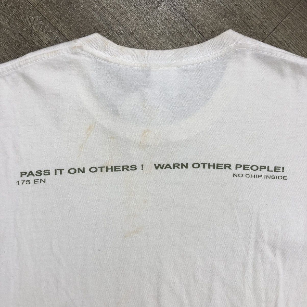 Supreme 🇺🇸FW22 Supreme Warning USA Streetwear White Tee Size US XL / EU 56 / 4 - 8 Thumbnail