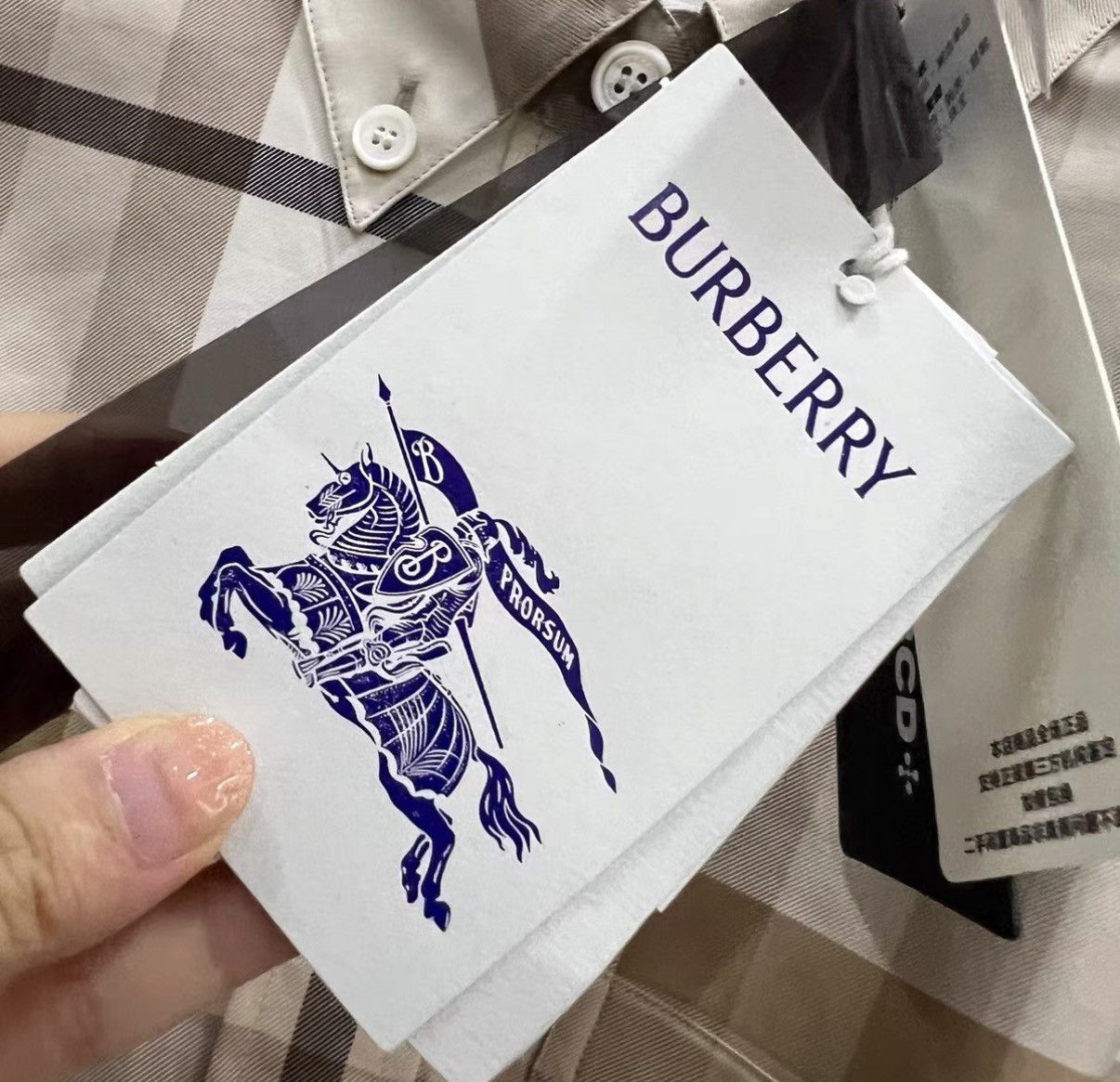 Burberry Burberry Plaid All-over Print Long-sleeve Shirt J41 Size XS / US 0-2 / IT 36-38 - 4 Thumbnail