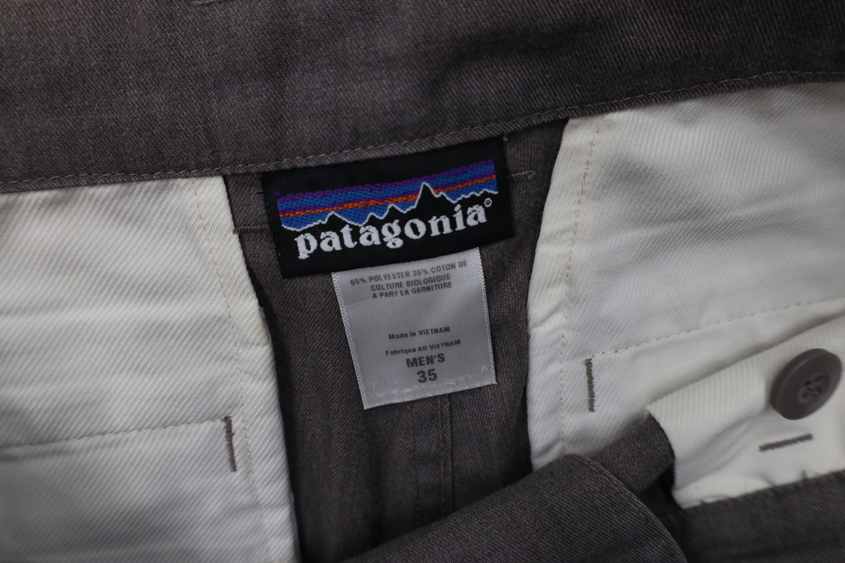 Patagonia Patagonia Spell Faded Hiking Trekking Golf Chino Shorts Gray Size US 35 - 6 Thumbnail