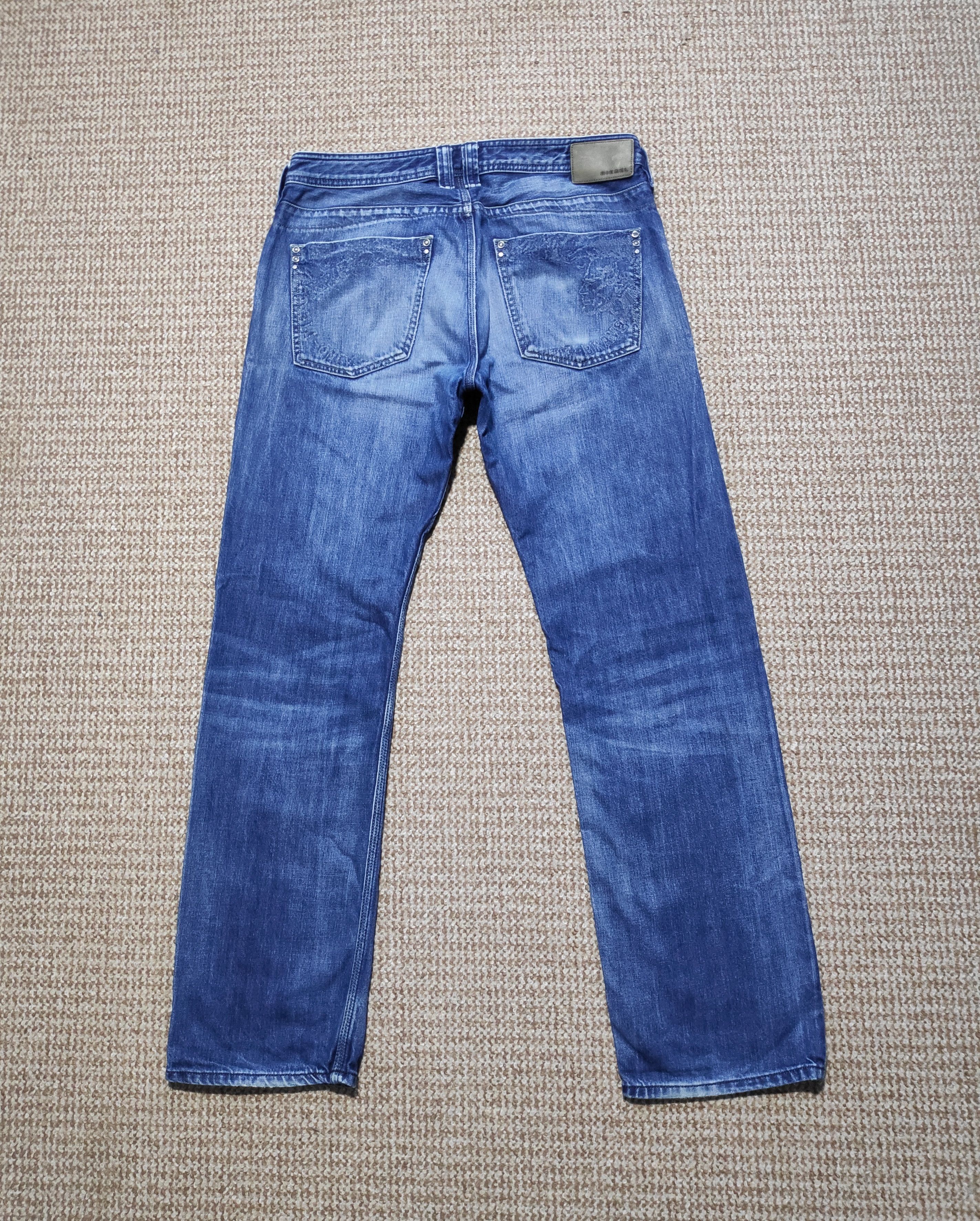 Diesel Diesel Mohawk Logo y2k Vintage Timmen Denim Jeans Straight Size US 34 / EU 50 - 10 Thumbnail