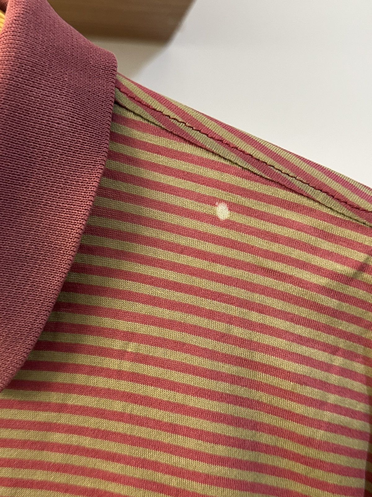 Christian Dior Monsieur 1990 Christian Dior Monsieur Stripes Pocket Polo Tees Size US M / EU 48-50 / 2 - 6 Thumbnail