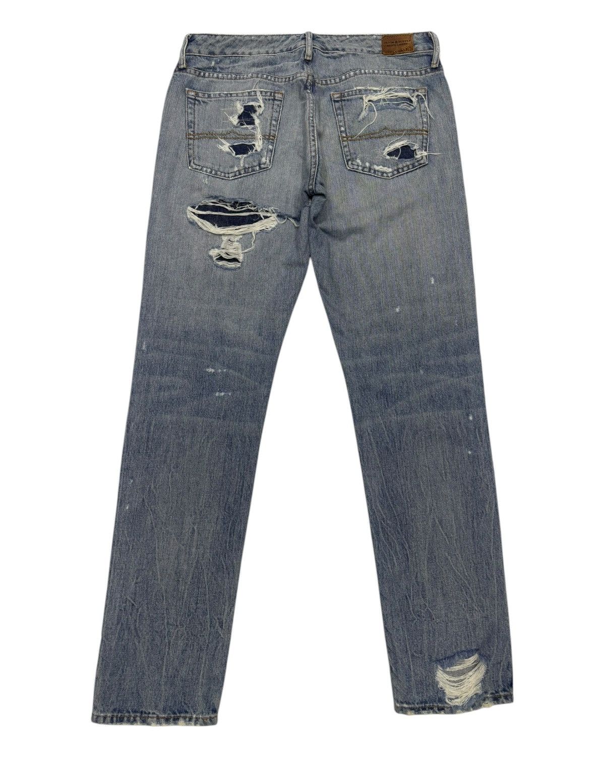 Denim & Supply Ralph Lauren 🔥Denim Supply Ralph Lauren Distressed Sashiko Denim Jeans Size 29" - 2 Thumbnail