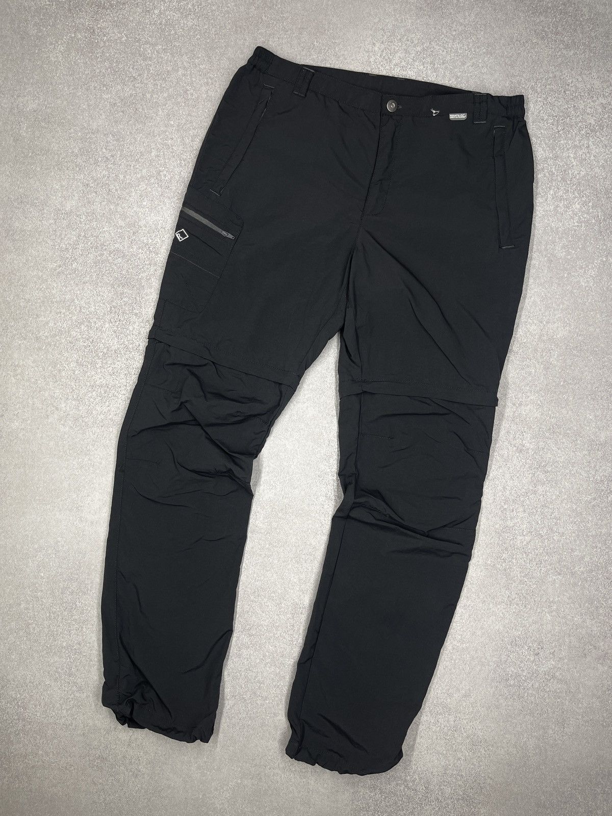 Mens Regatta 2 in 1 Nylon Pants Graphite Outdoor Gorpcore