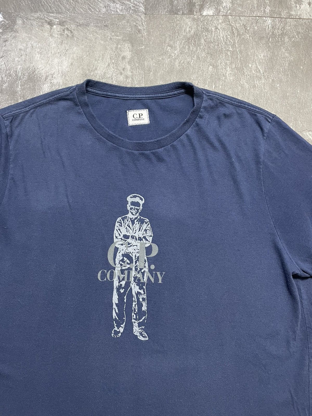 C.P. Company Vintage Cp Company Centre Big Logo Massimo Osti T Shirt 90s Size US XL / EU 56 / 4 - 2 Thumbnail
