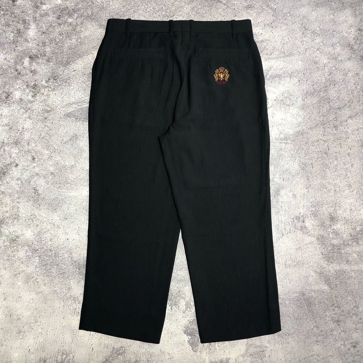 image of MCM Trouser Pants Logo in Green, Men's (Size 32)