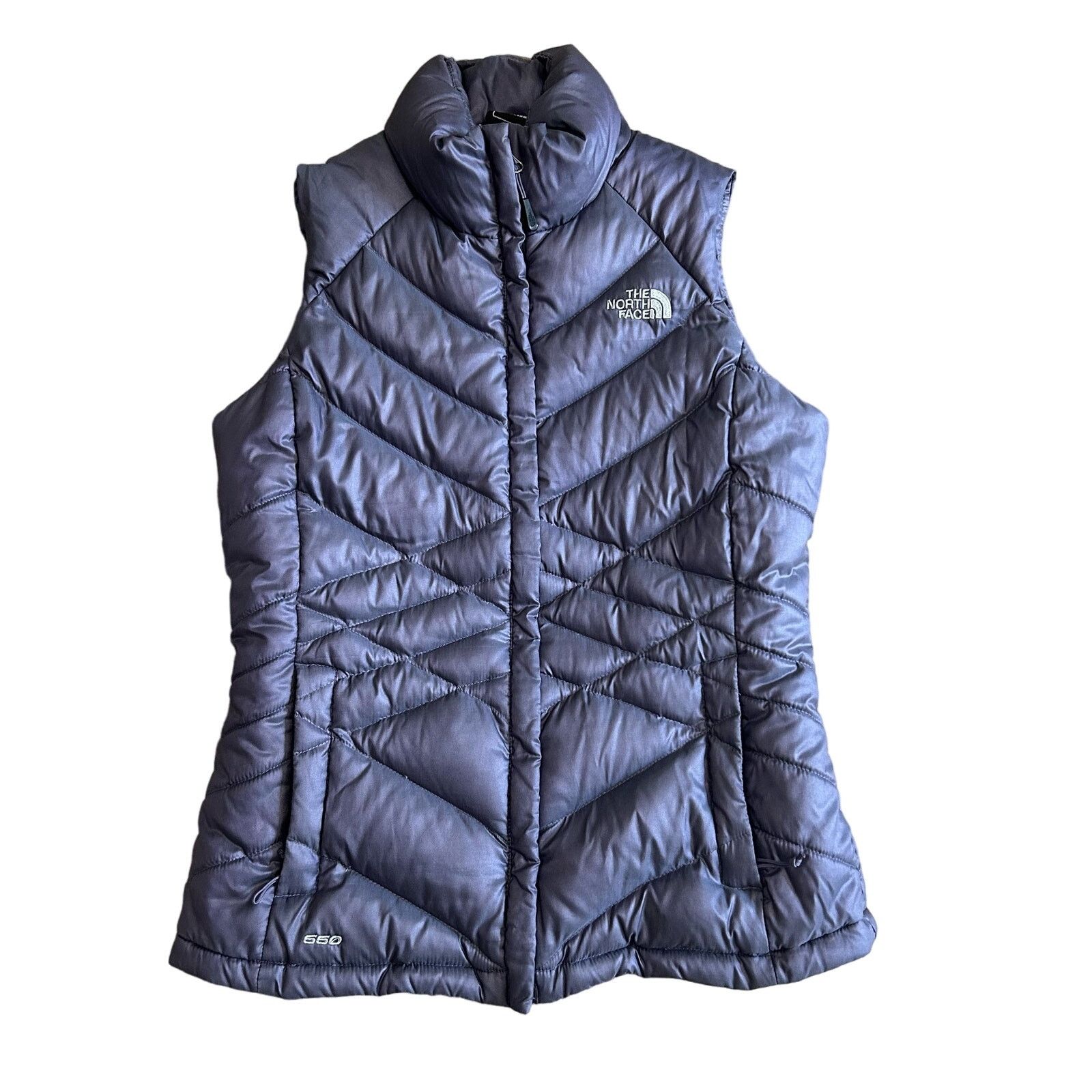The North Face North Face 550 Puffer Vest Goose Down Metallic Purple Small Size S / US 4 / IT 40 - 1 Thumbnail