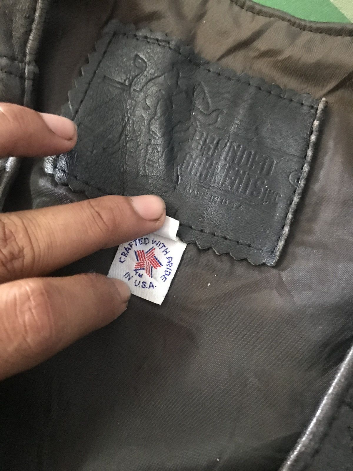 Branded Leather × Leather × Vintage Vintage 80s Branded Leather For Rider Jacket Size S / US 4 / IT 40 - 8 Thumbnail