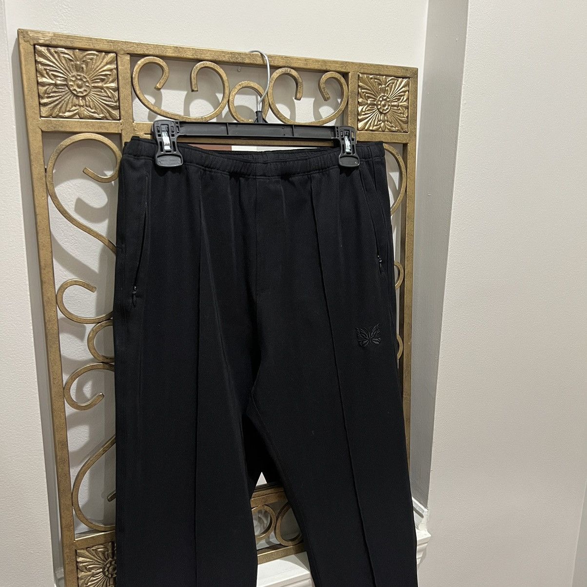 image of Needles Black Track Pants, Men's (Size 30)