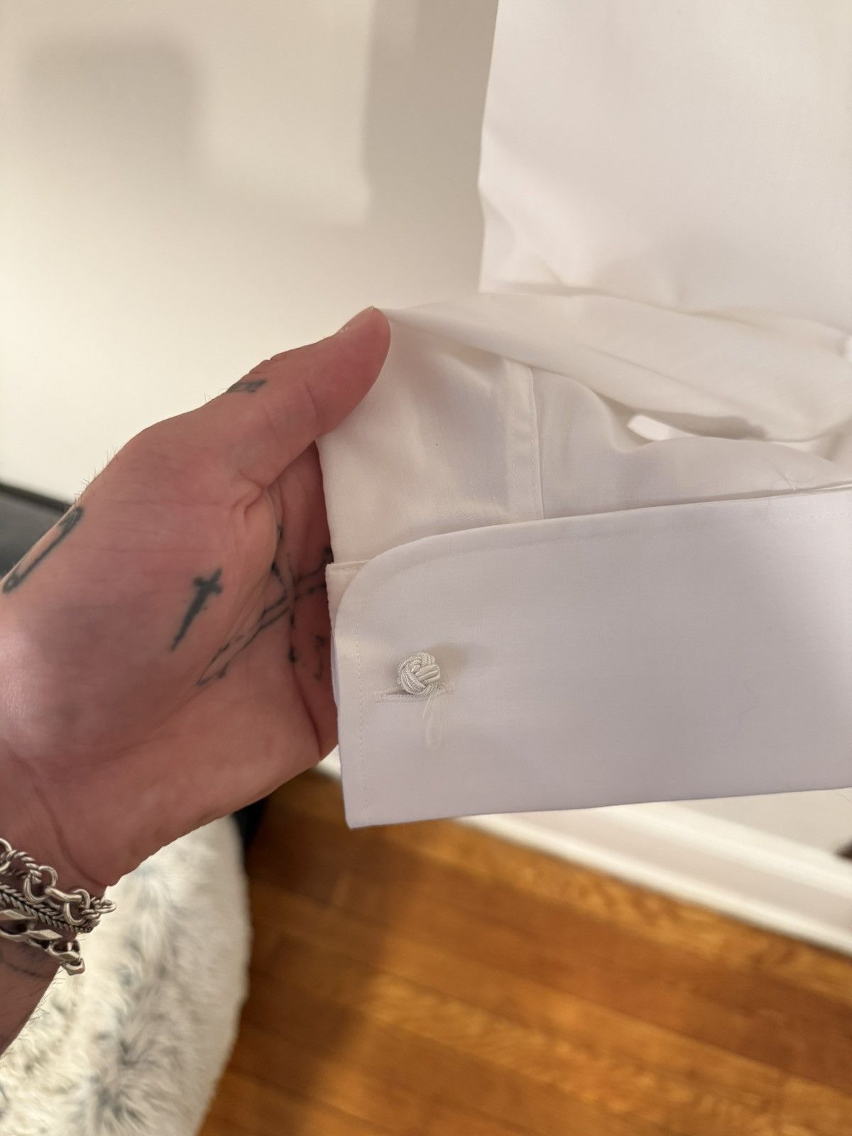 Yves Saint Laurent Vintage YSL Brand New Button Up Shirt Victorian Era Rare Size US XL / EU 56 / 4 - 5 Thumbnail