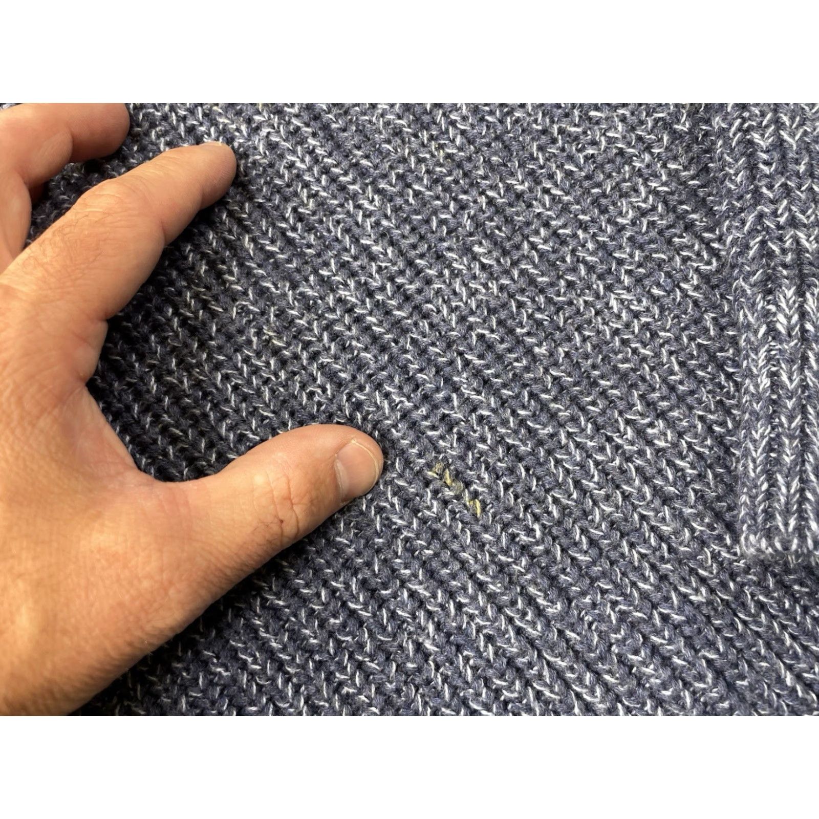 Vintage L.L. Bean Mens XL Blue Heavyweight Knit Pullover Henley Sweater Cabincore 500592 Size US XL / EU 56 / 4 - 5 Thumbnail