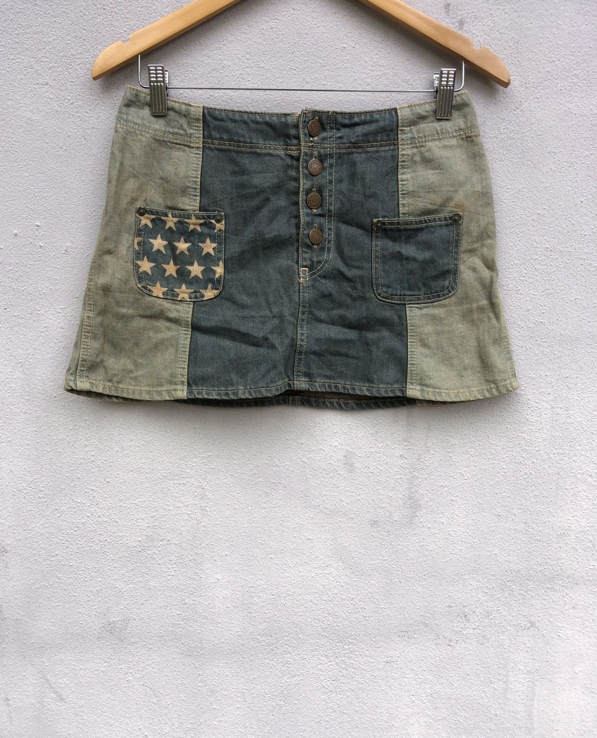 Hysteric Glamour Hysteric Glamour Patchwork Mini Skirt Size 28" / US 6 / IT 42 - 4 Thumbnail