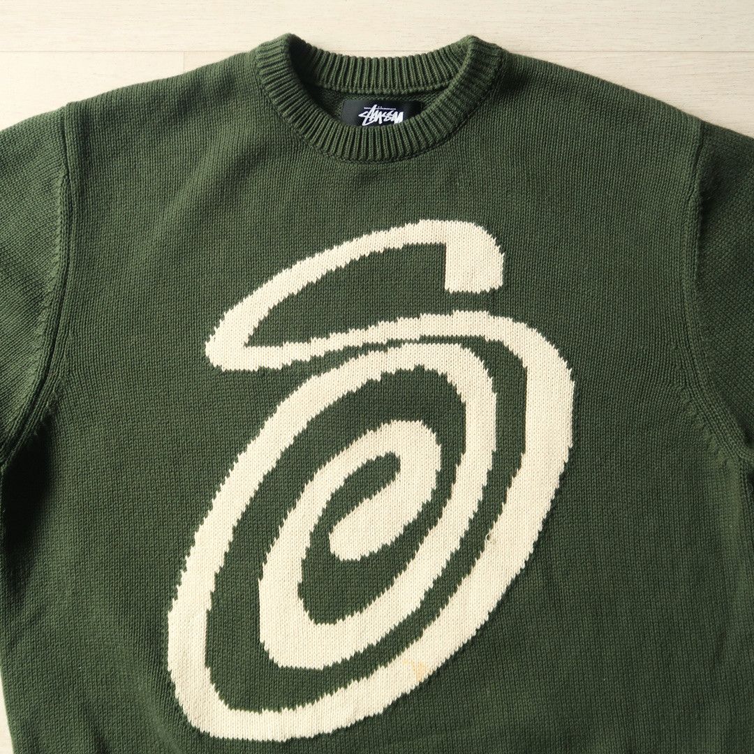Stussy Stussy S Curly Green Sweater Size US M / EU 48-50 / 2 - 2 Thumbnail