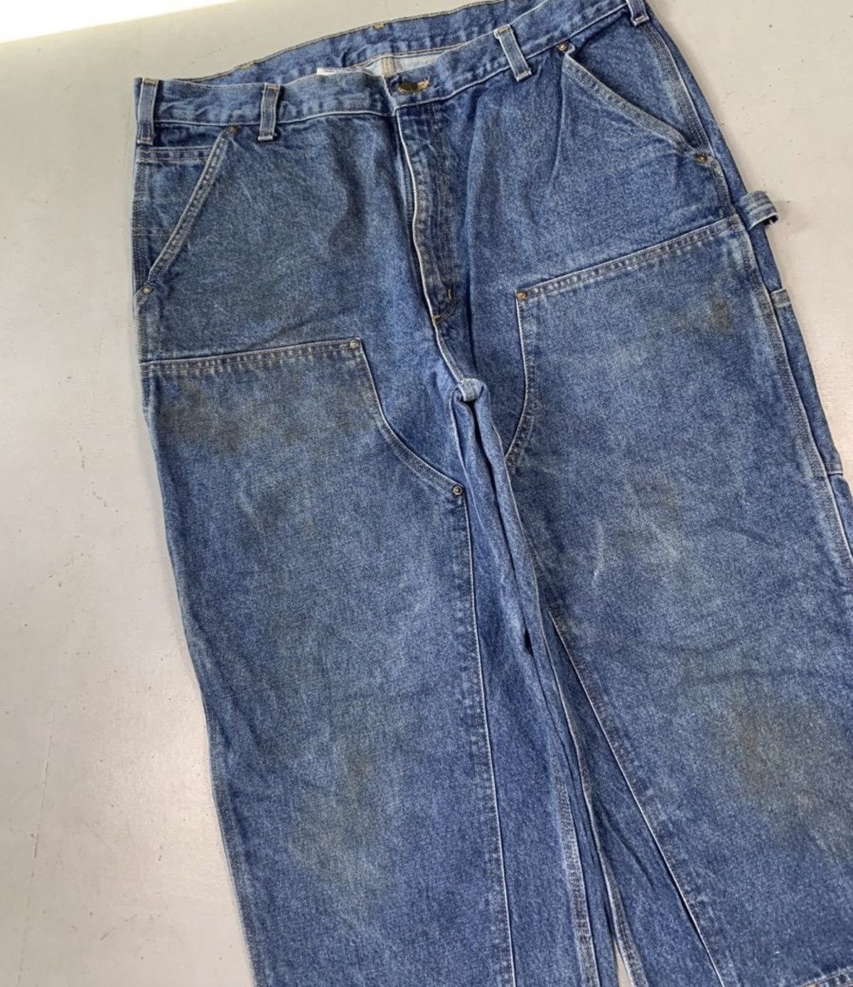 Carhartt Vintage carhartt b136 dst double knee denim Size US 38 / EU 54 - 3 Thumbnail