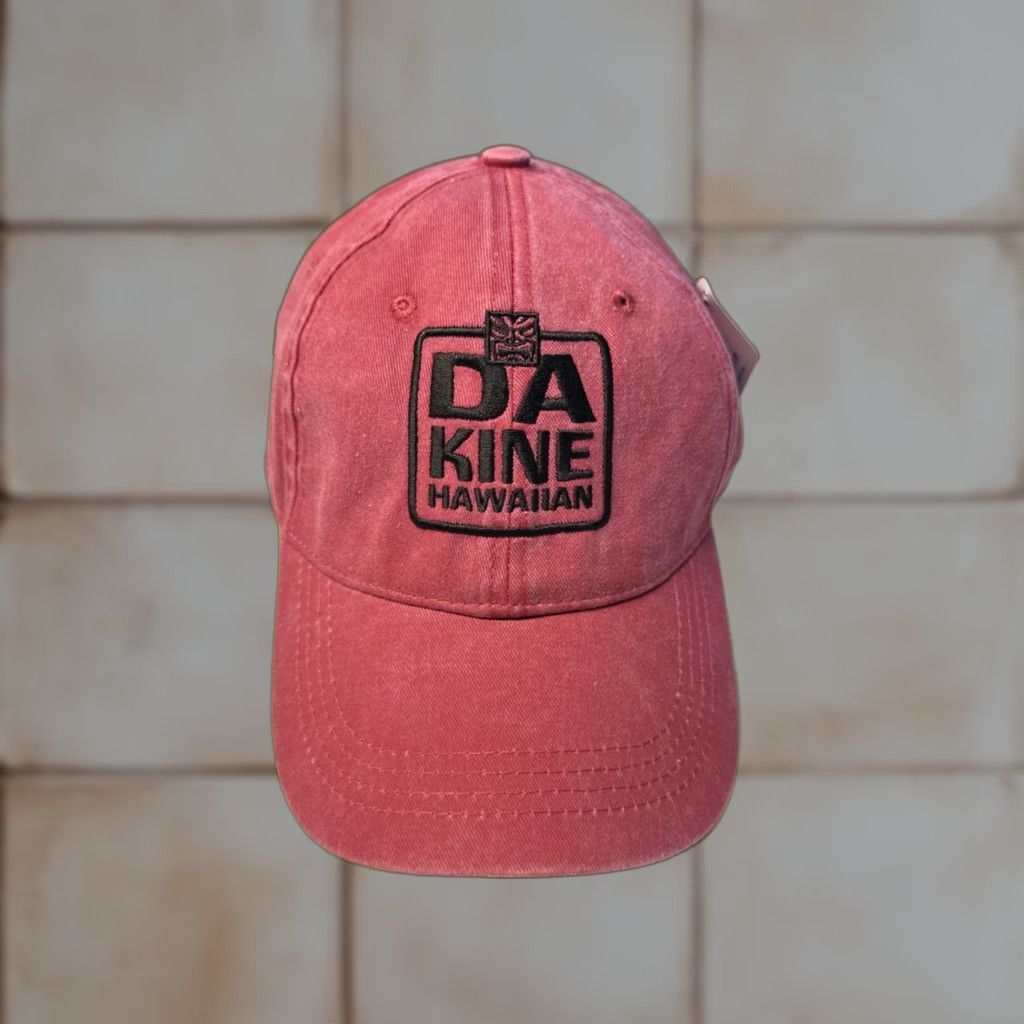 Dakine DA KINE Baseball Cap Red Black Embroidered Adjustable Hook and Loop Unisex Adults One Size Hawaiian Resort Hat Size ONE SIZE - 1 Thumbnail