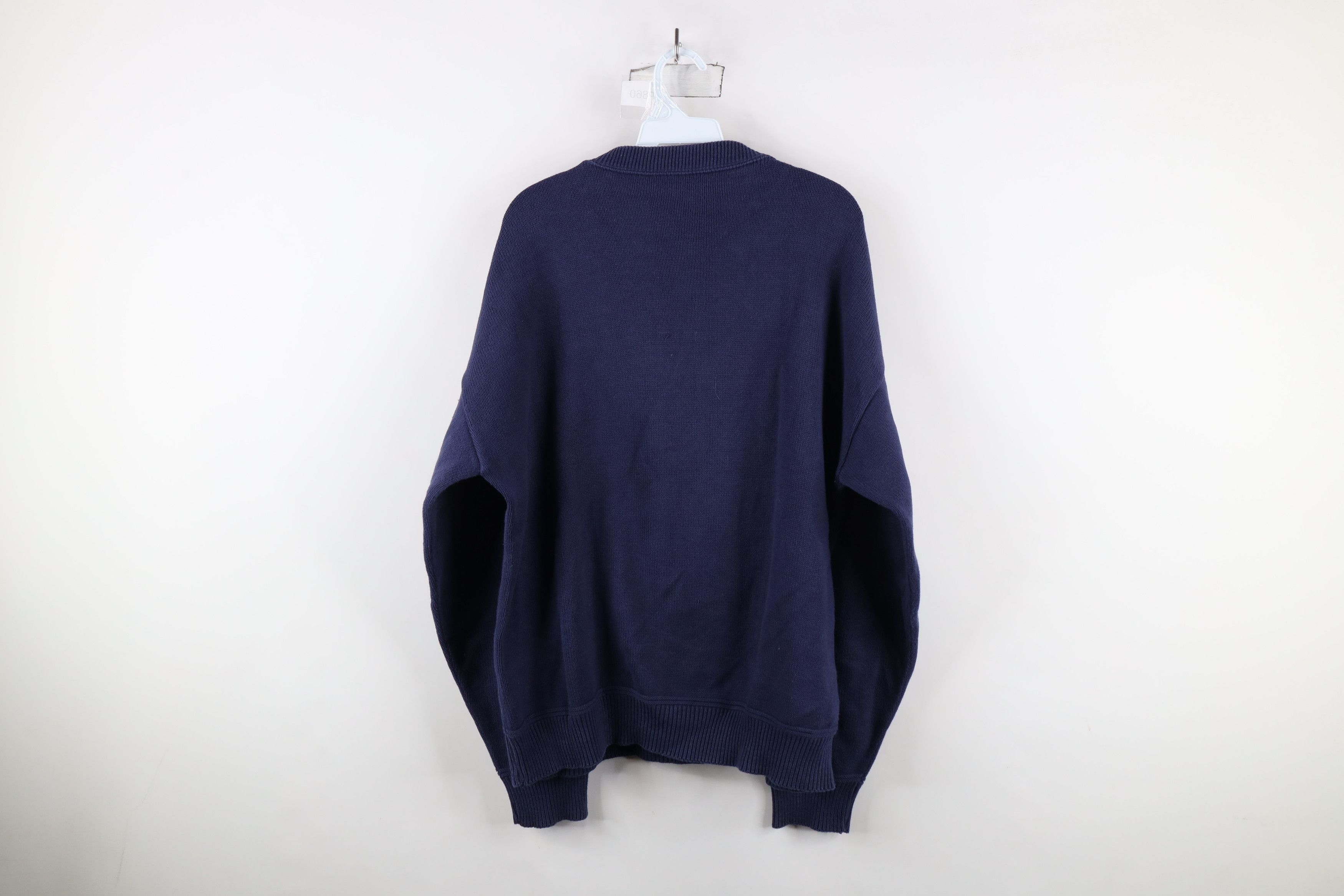Vintage Vintage 90s Streetwear Cotton Knit Crewneck Sweater USA Size US XXL / EU 58 / 5 - 10 Thumbnail
