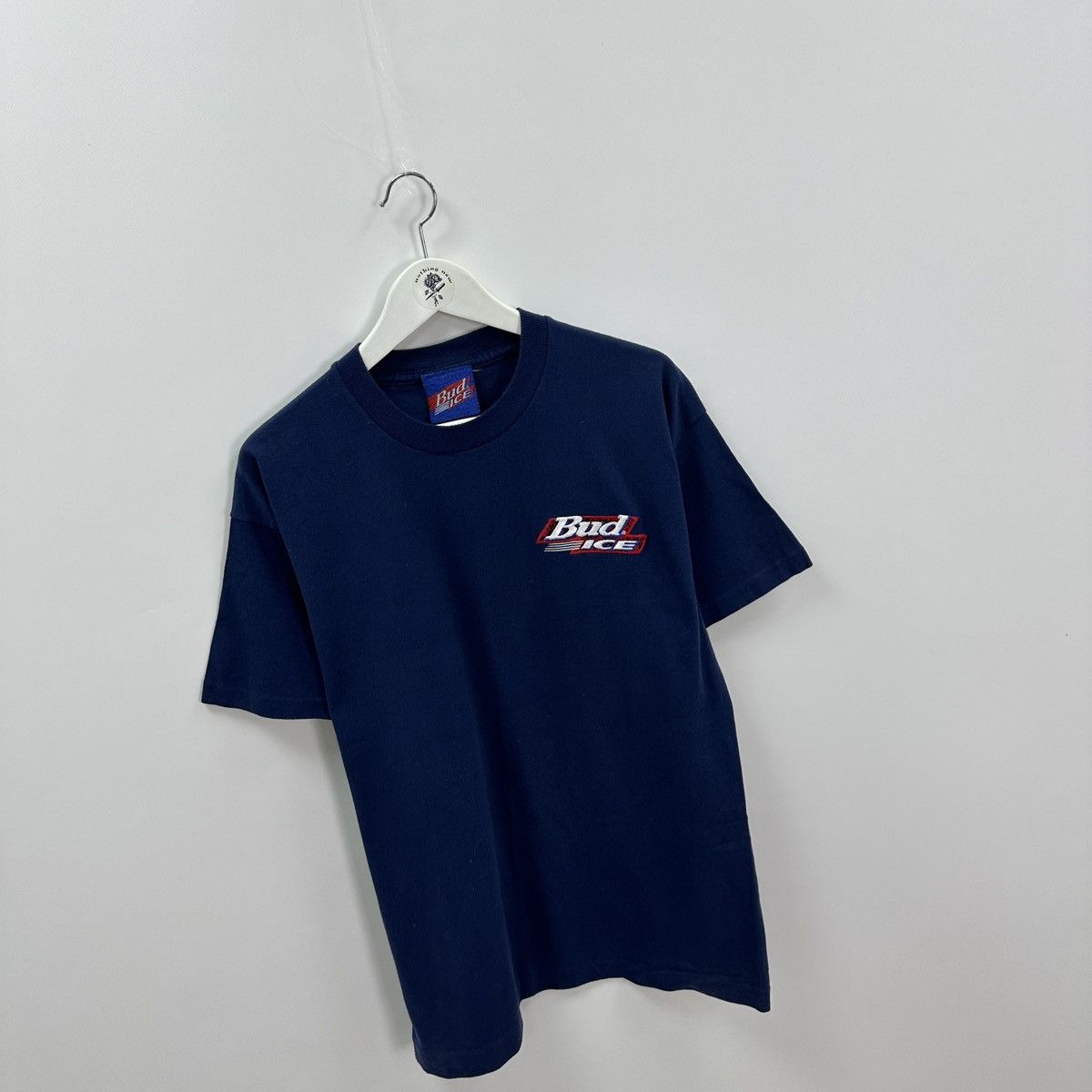 Vintage Vintage 90s Bud Ice Embroidered logo promo tee beer USA hype Size US XL / EU 56 / 4 - 3 Thumbnail