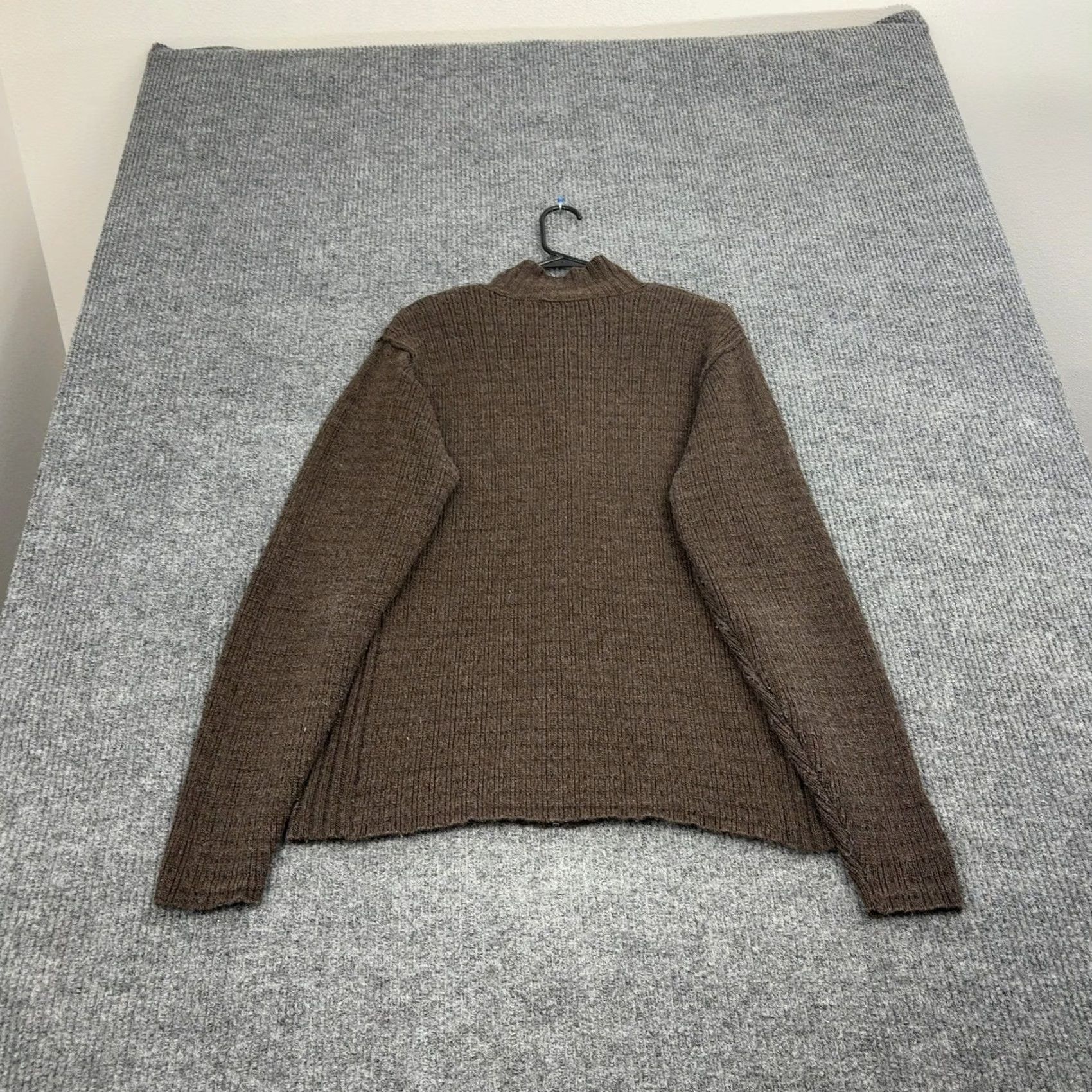 Eastern Mountain Sports Eastern Mountain Sports Sweater Mens L Brown Full Zip Wool Ribbed Knit Gorp Size US L / EU 52-54 / 3 - 7 Thumbnail