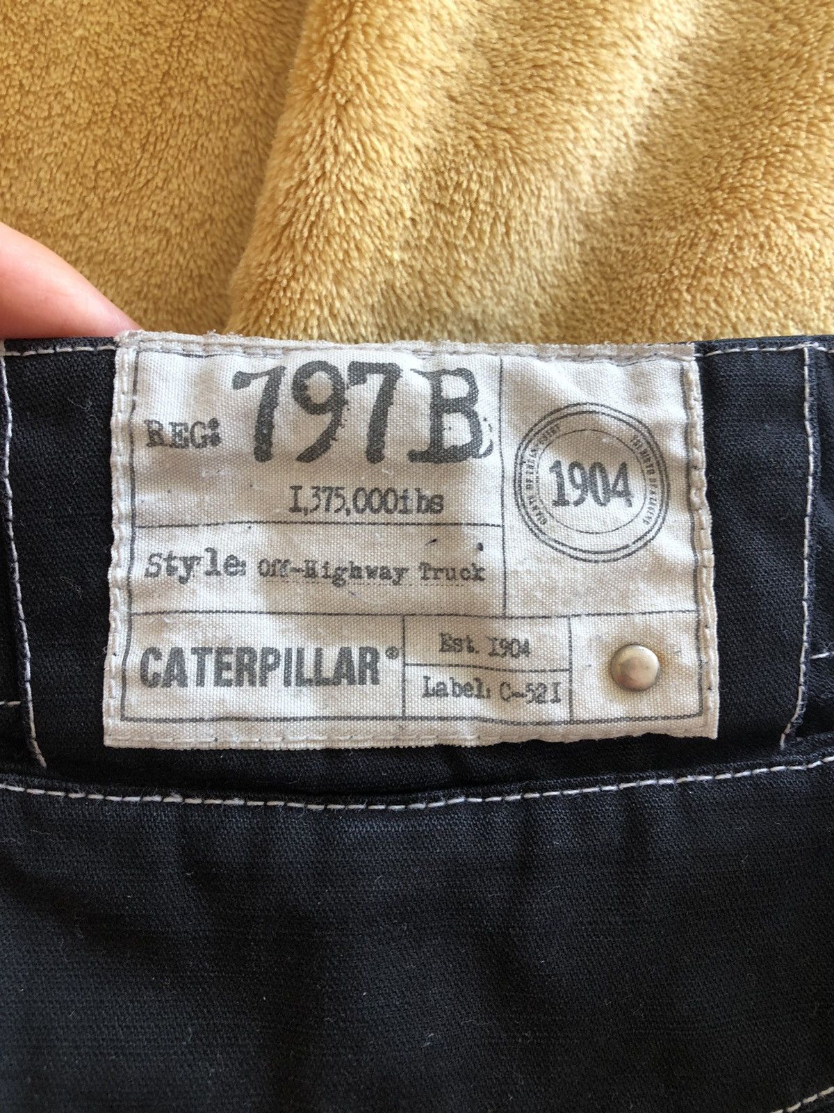 Caterpillar RARE CATERPILLAR 797B VINTAGE WORKWEAR PANTS Size US 36 / EU 52 - 3 Thumbnail