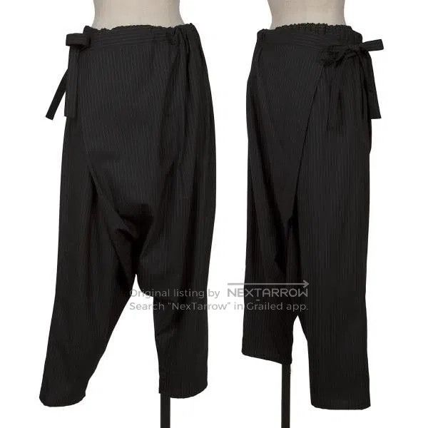 Junya Watanabe size S Black vintage striped design pants