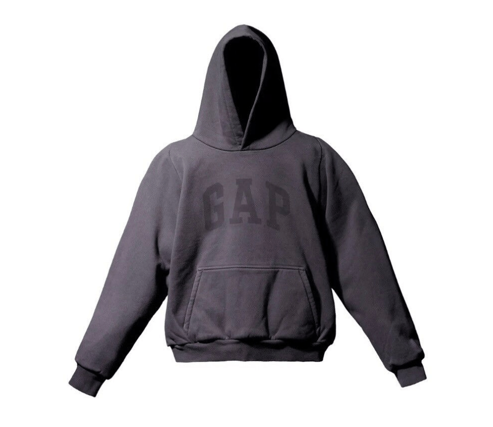 image of Yeezy Gap Engineered By Balenciaga Dove Shrunken Hoodie in Black, Men's (Size XS)