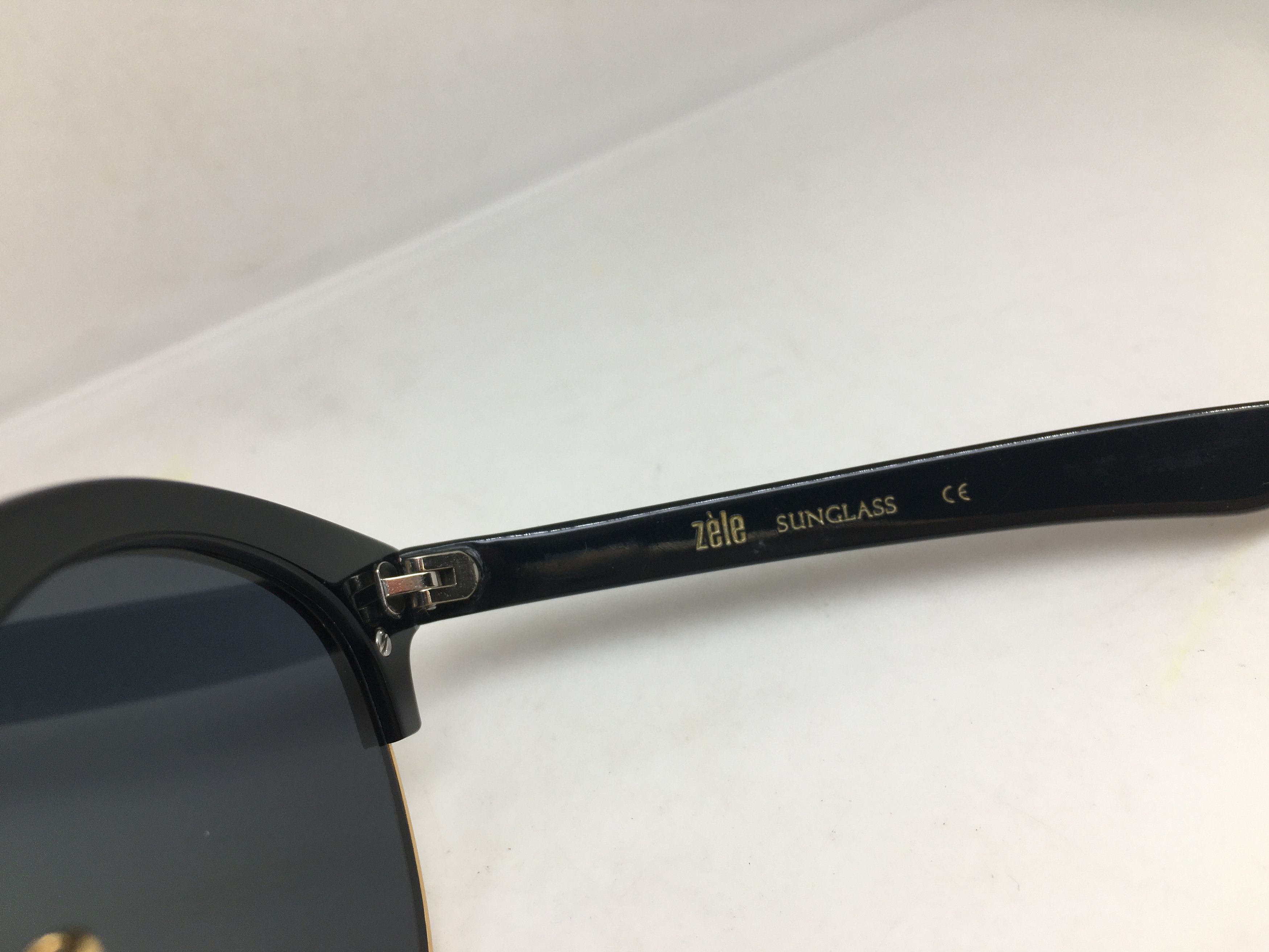 Other Zele Malcolm X Black Gold Sunglasses Frame Size ONE SIZE - 4 Thumbnail