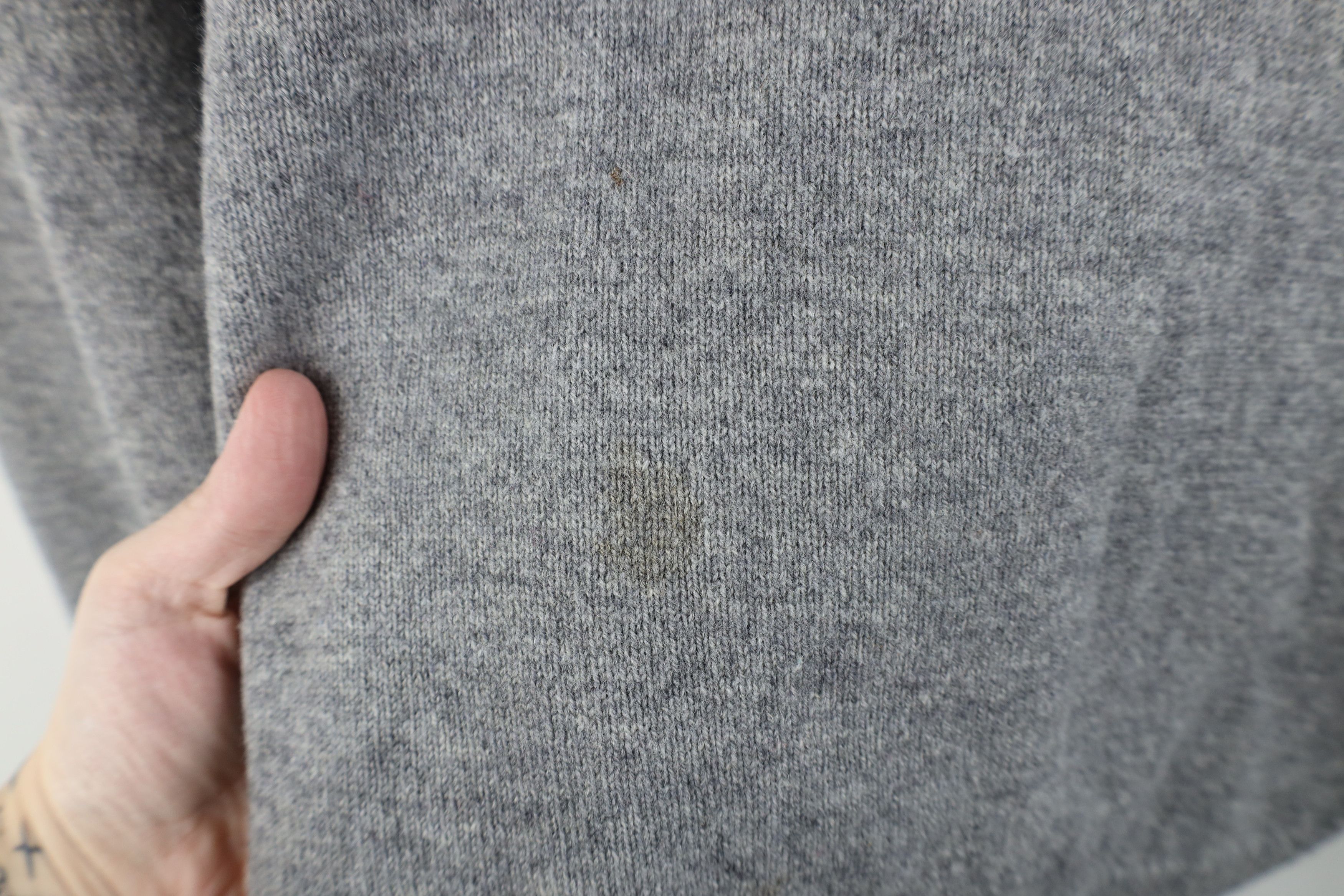 Vintage Vintage 60s Streetwear Lambswool Knit V-Neck Sweater Gray Size US XXL / EU 58 / 5 - 4 Thumbnail
