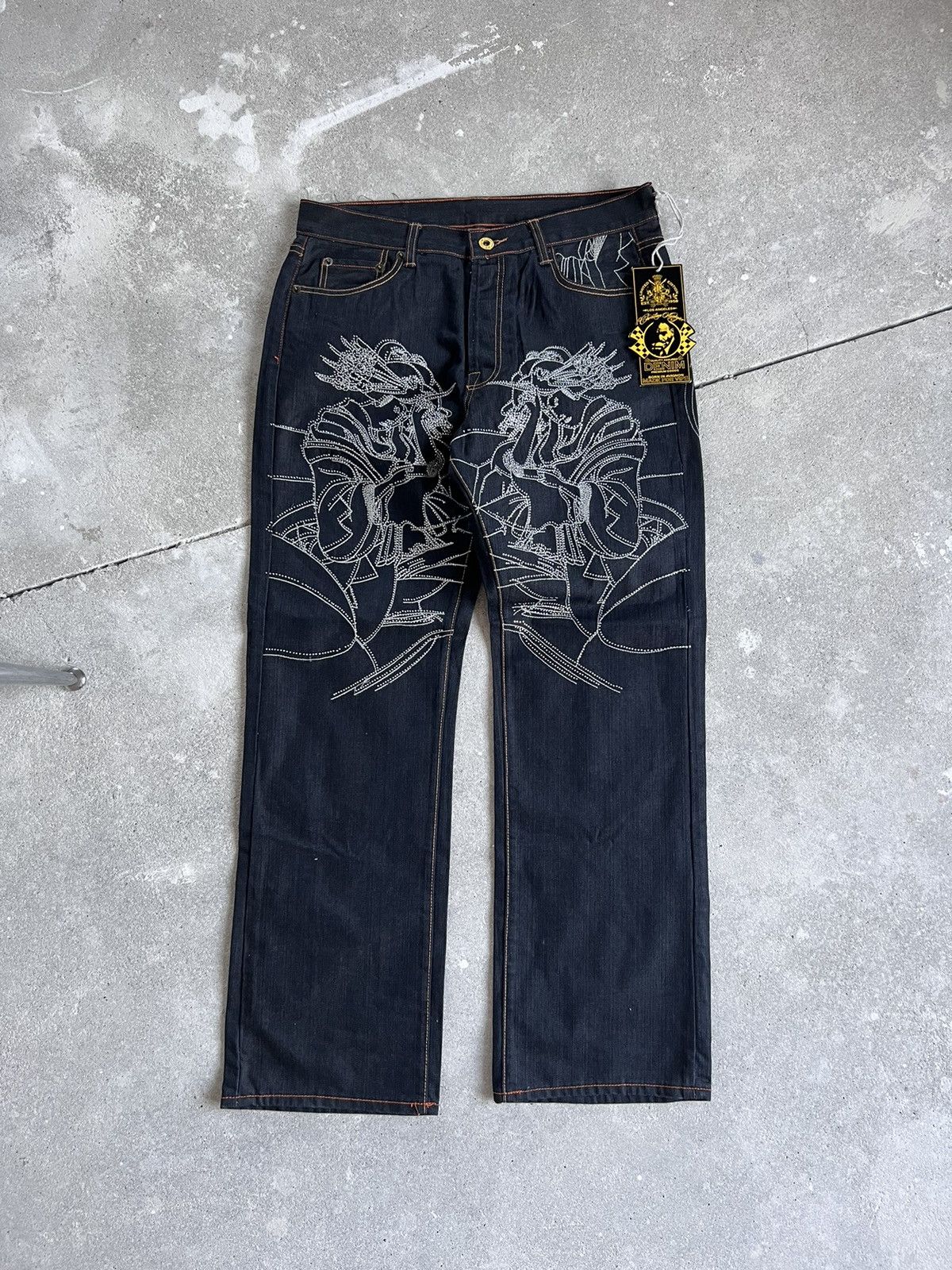 Christian Audigier New Christian Audigier Jeans Baggy Skate Fit Size US 36 / EU 52 - 1 Thumbnail
