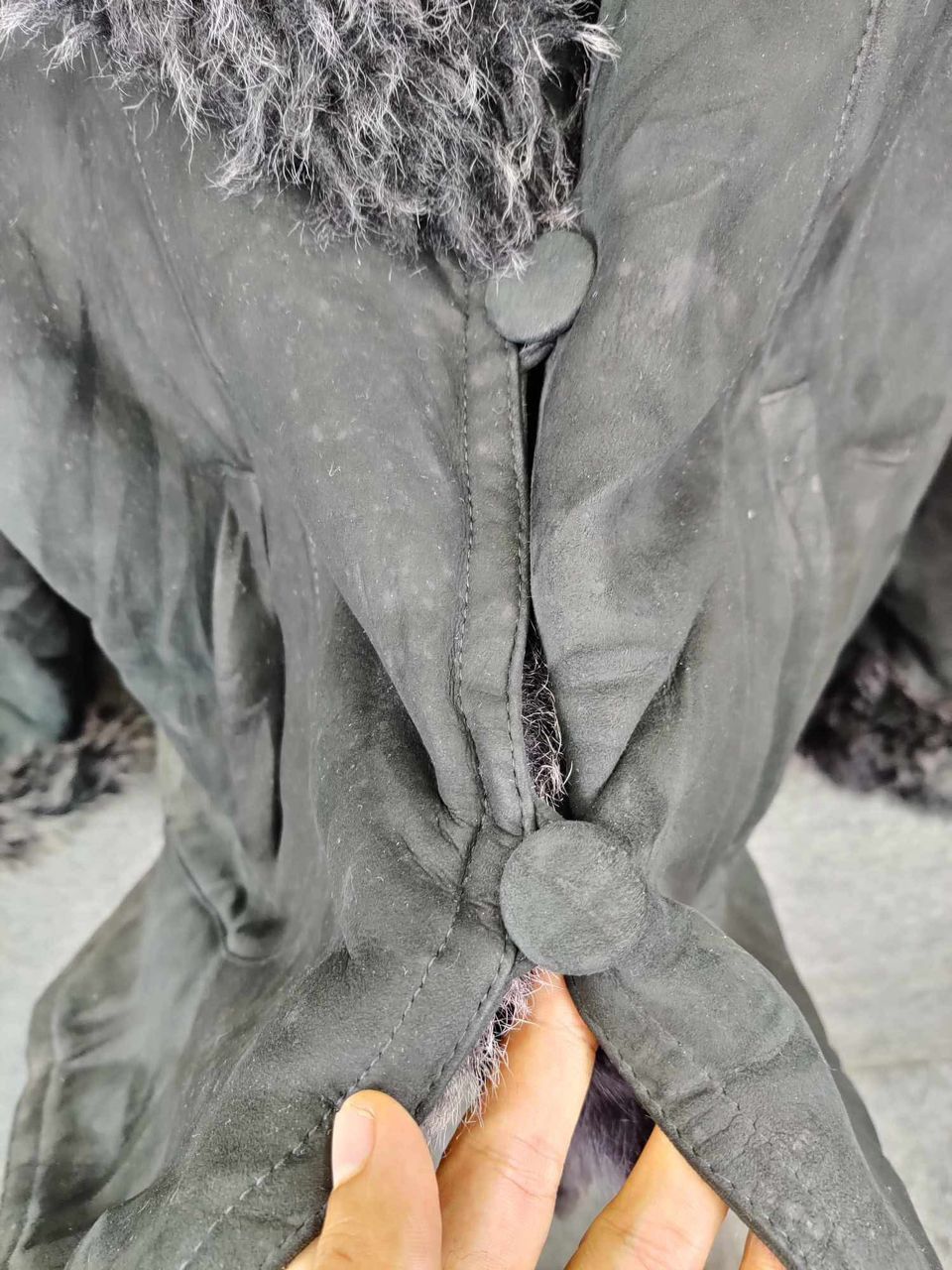 Japanese Brand Rare 🔥 Renoir Donna Faux Fur Suede Leather Jacket Size US L / EU 52-54 / 3 - 10 Thumbnail
