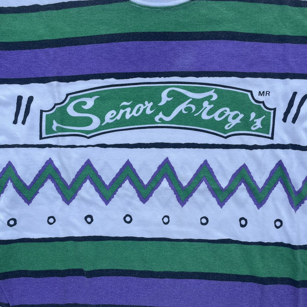 Vintage Vintage Senor Frogs Striped Shirt Size XL Mexico Size US XL / EU 56 / 4 - 2 Thumbnail