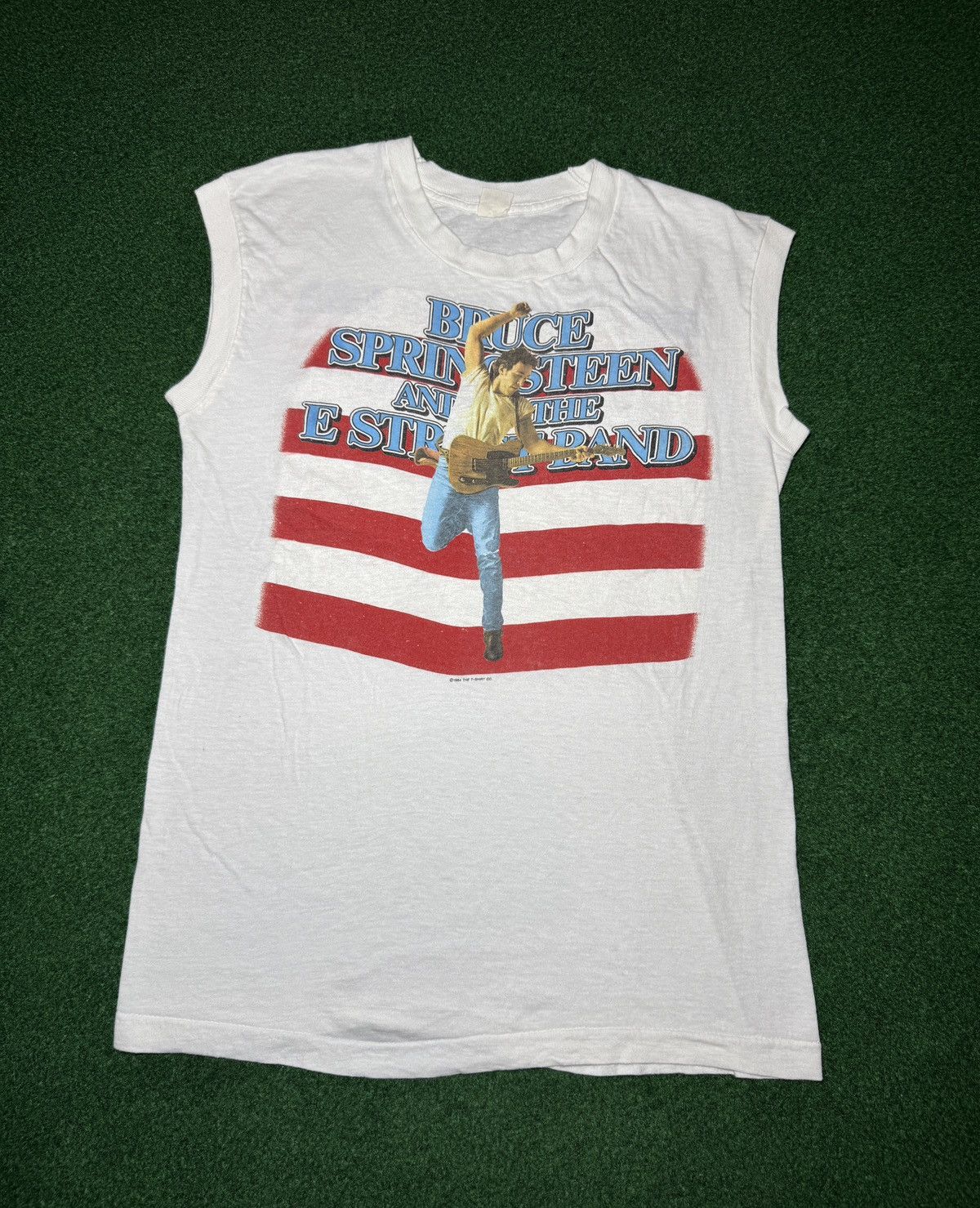 80s Bruce Springsteen Born In The USA Tour Sleevless Shirt