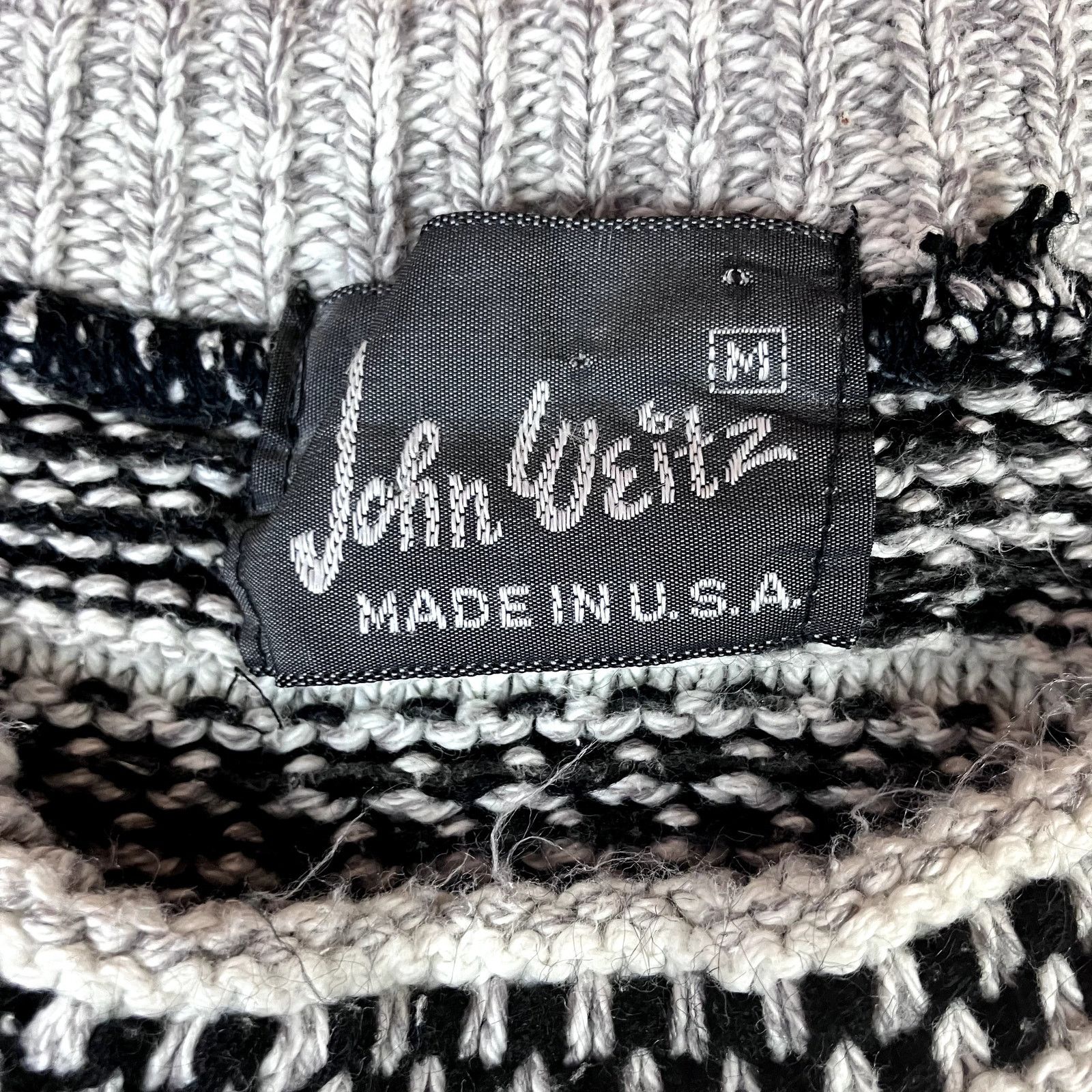 John Weitz × Vintage Vintage 1990s John Weitz Made in USA Striped Sweater Size US M / EU 48-50 / 2 - 4 Thumbnail