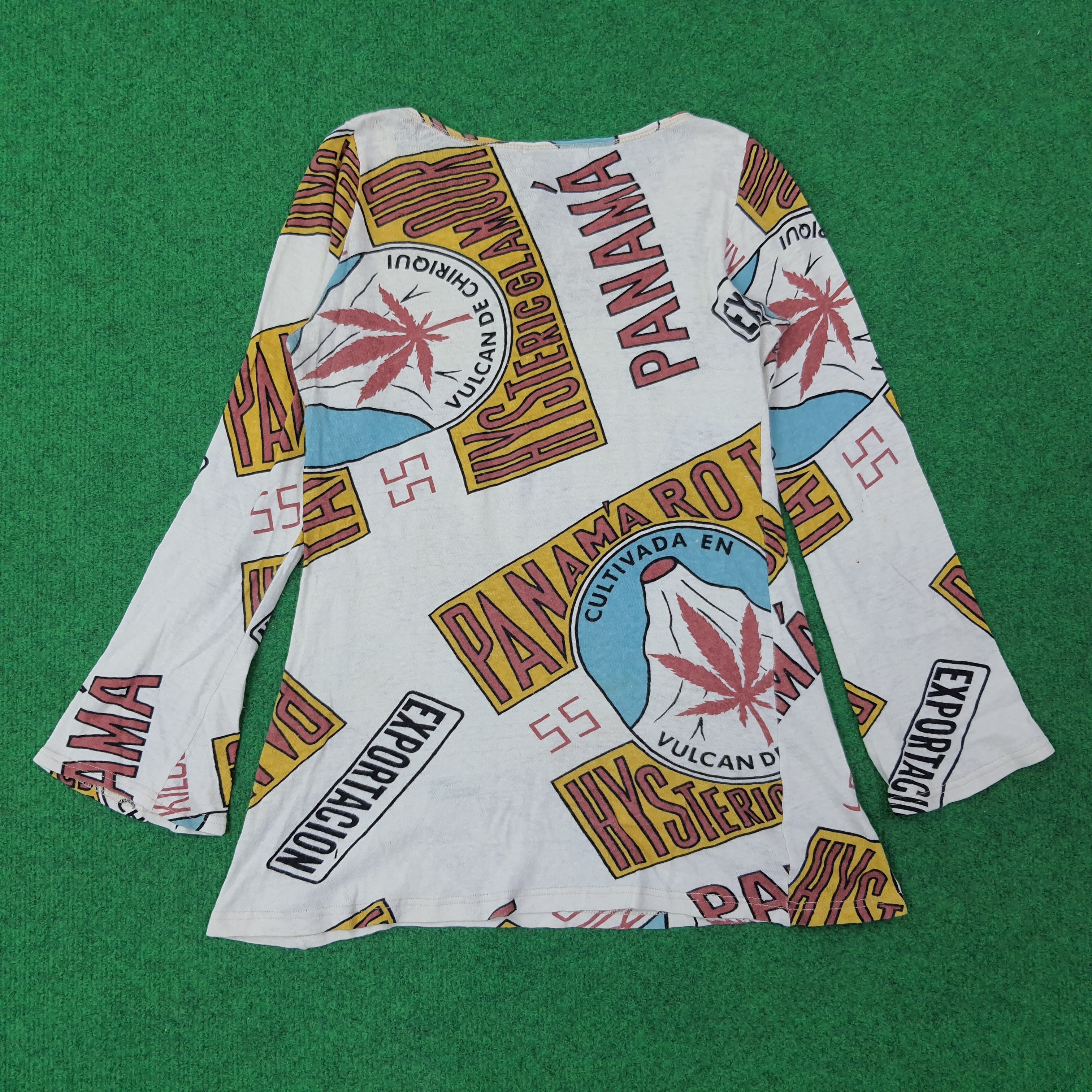 Hysteric Glamour Vintage Hysteric Glamour Panamaroja Button Tshirt C267N43 Size XS / US 0-2 / IT 36-38 - 3 Thumbnail