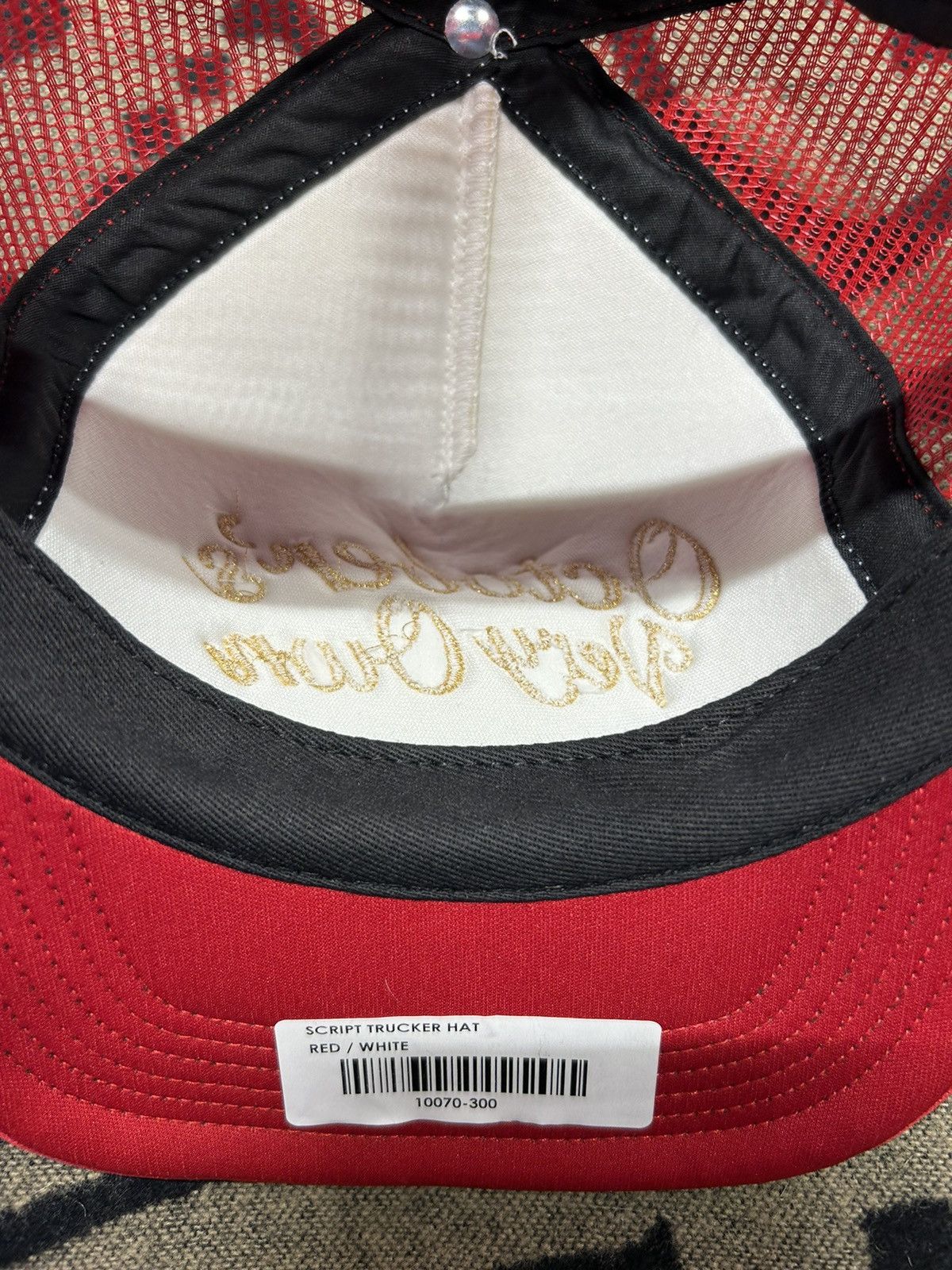 October's Very Own 2016 Octobers very own Script Trucker hat Size ONE SIZE - 7 Thumbnail