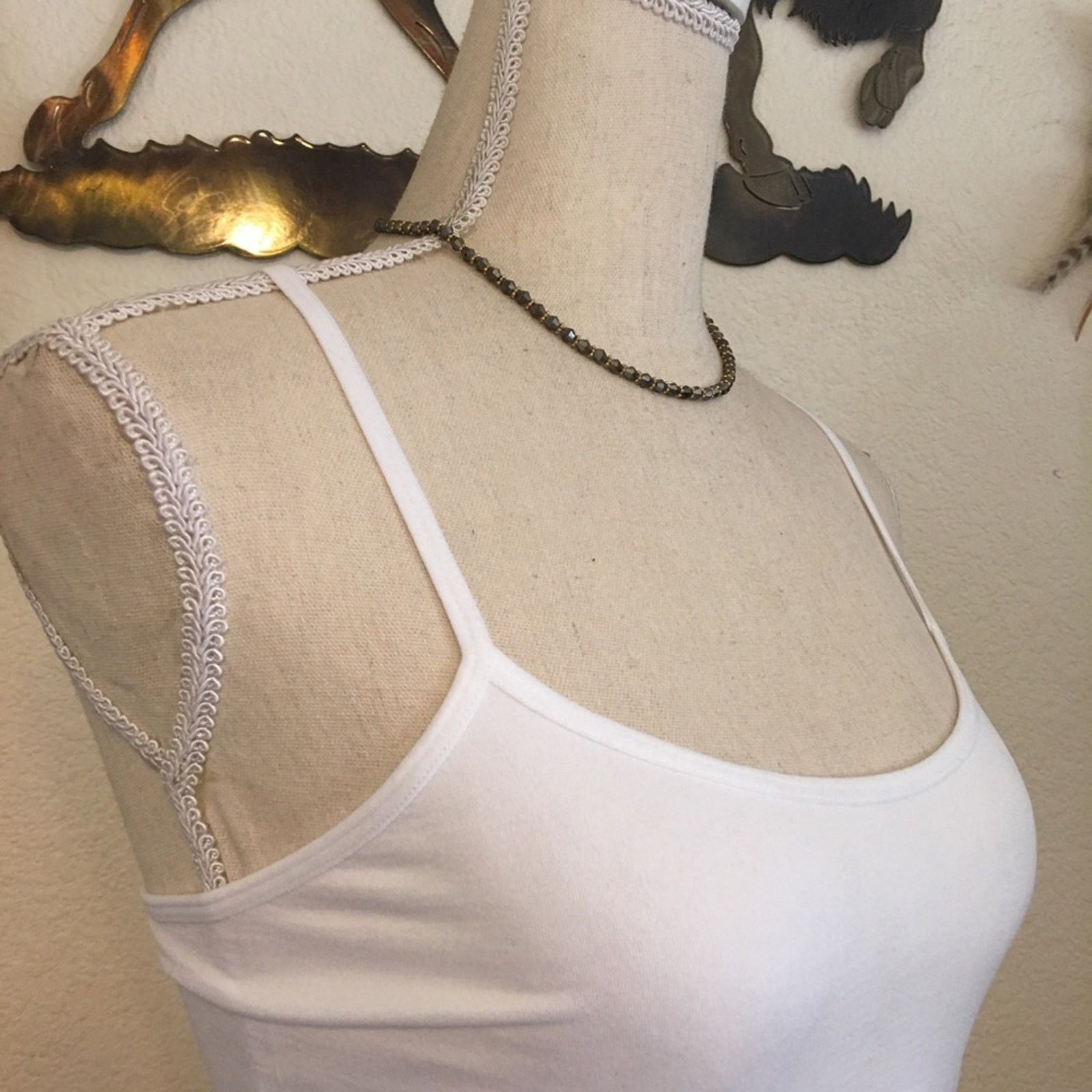 Vintage Vintage 70s sparkle bicone bead choker necklace Size ONE SIZE - 2 Thumbnail